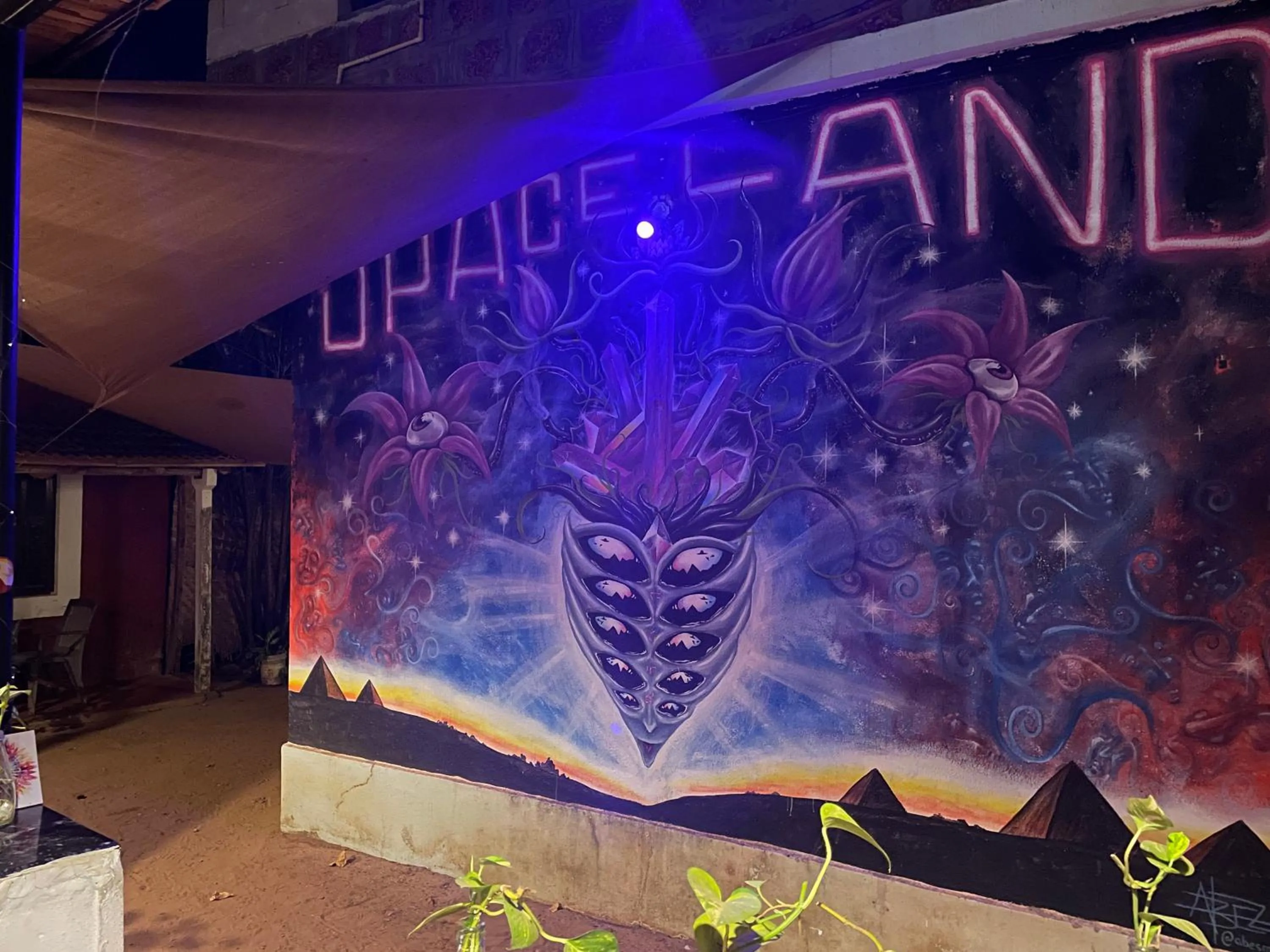 Decorative detail in SPACELAND Mandrem