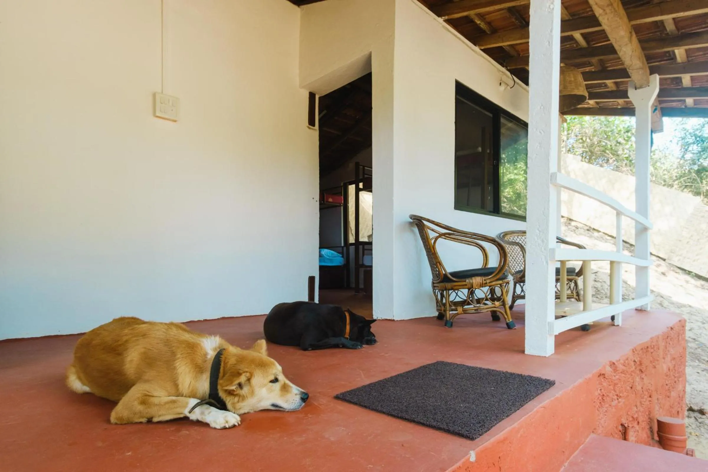 Seating area in SPACELAND Mandrem