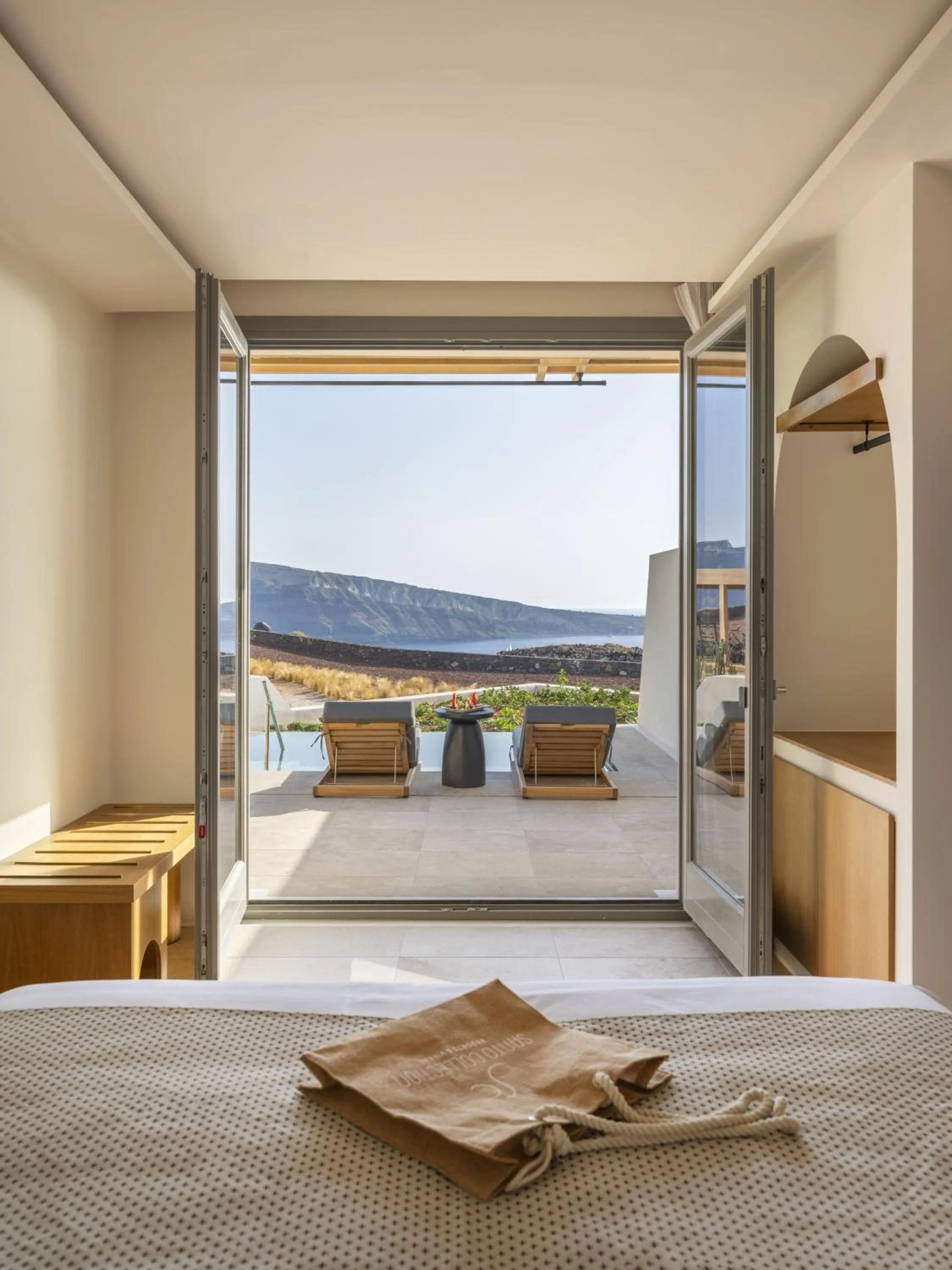 View (from property/room) in Santo Mine Oia Suites