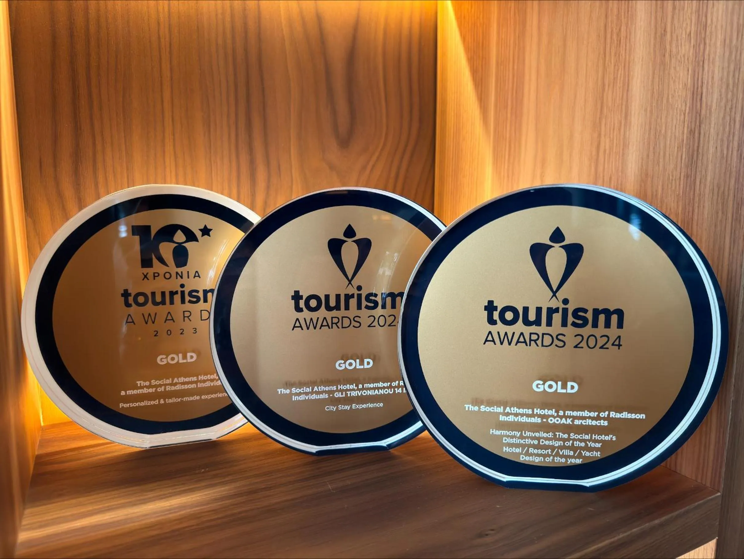 Certificate/Award in The Social Athens Hotel, a member of Radisson Individuals