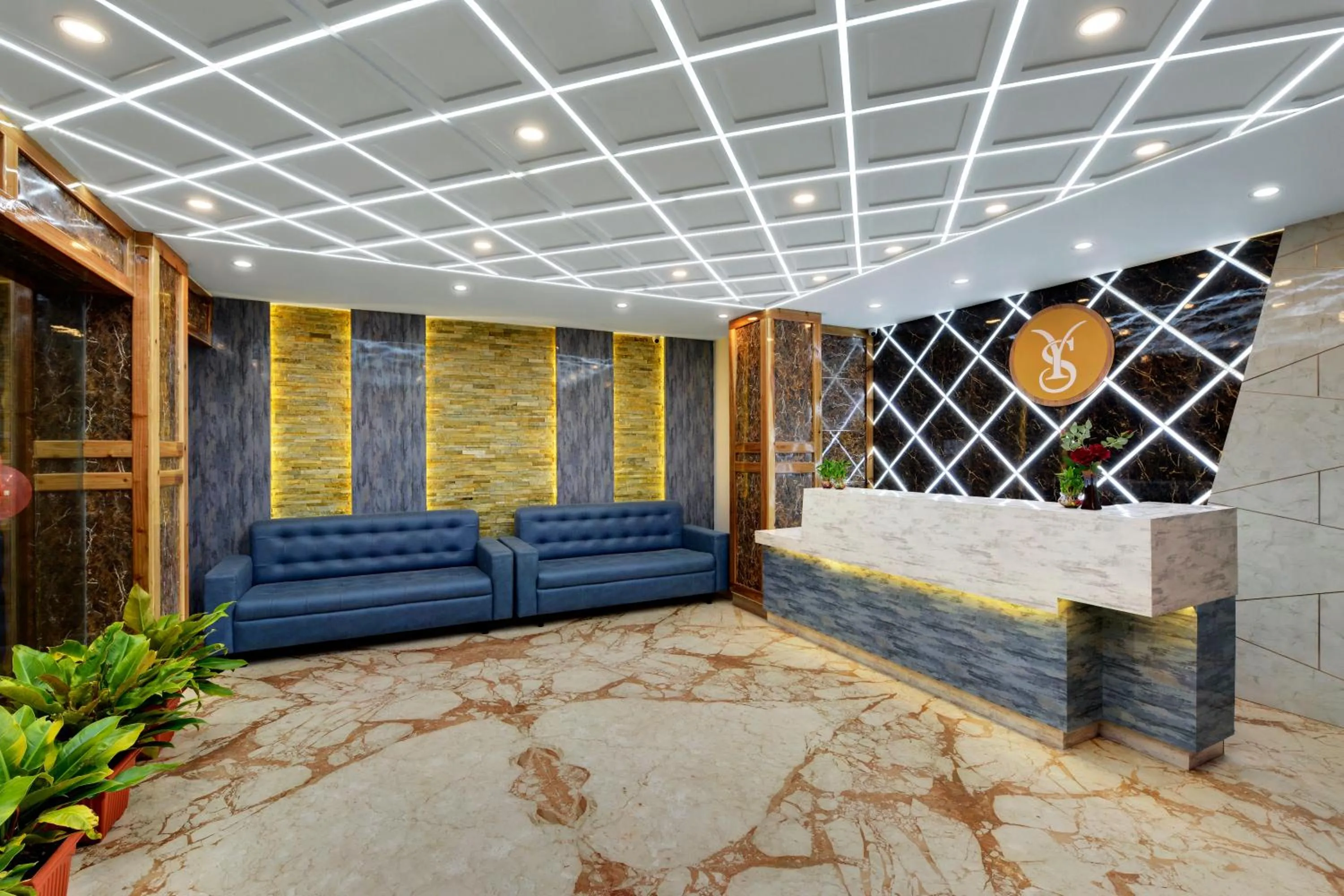 Lobby or reception in Yashshree Sikkim Blossom 600 Meters from MG Marg