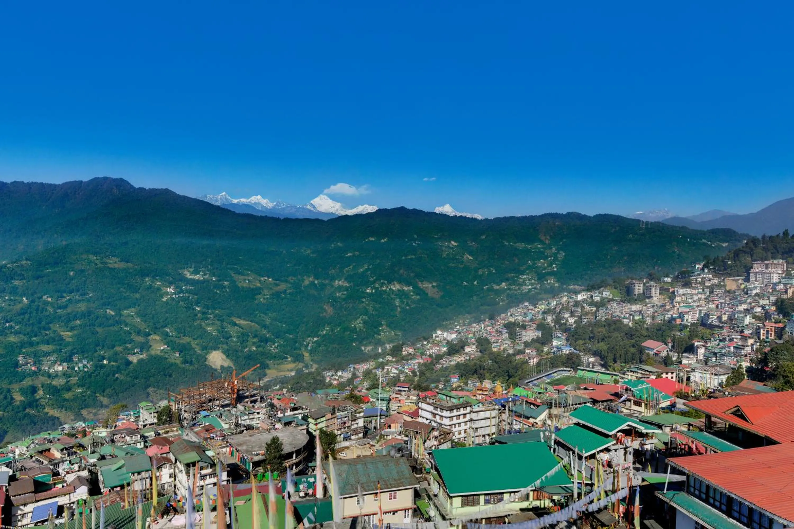 View (from property/room) in Yashshree Sikkim Blossom 600 Meters from MG Marg
