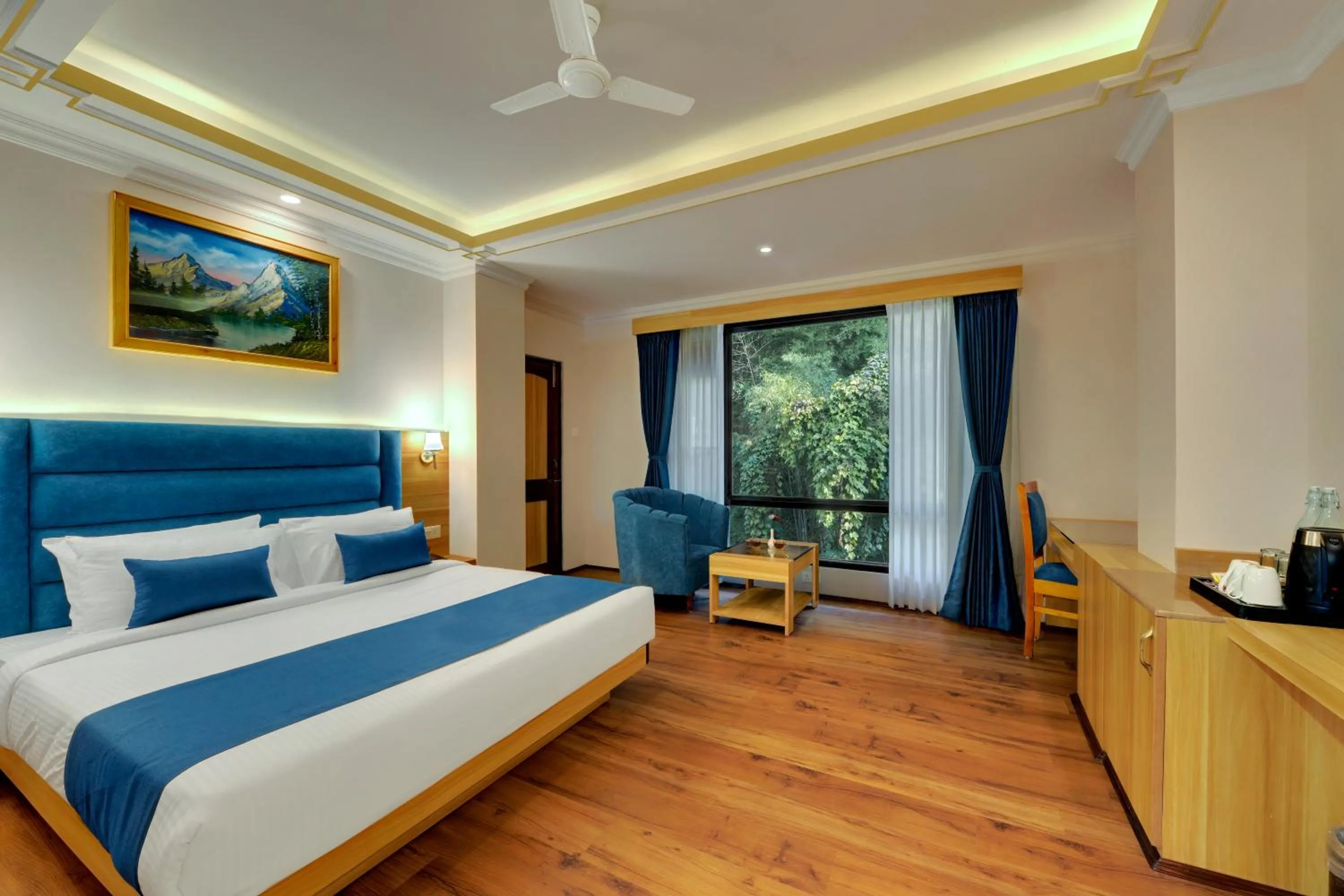 Bed in Yashshree Sikkim Blossom 600 Meters from MG Marg