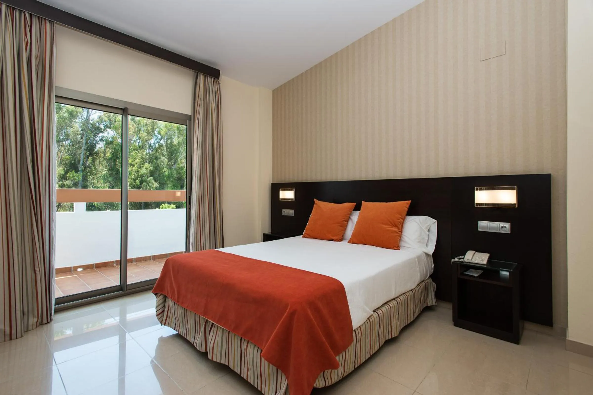 Decorative detail, Bed in Hotel Pradillo Conil