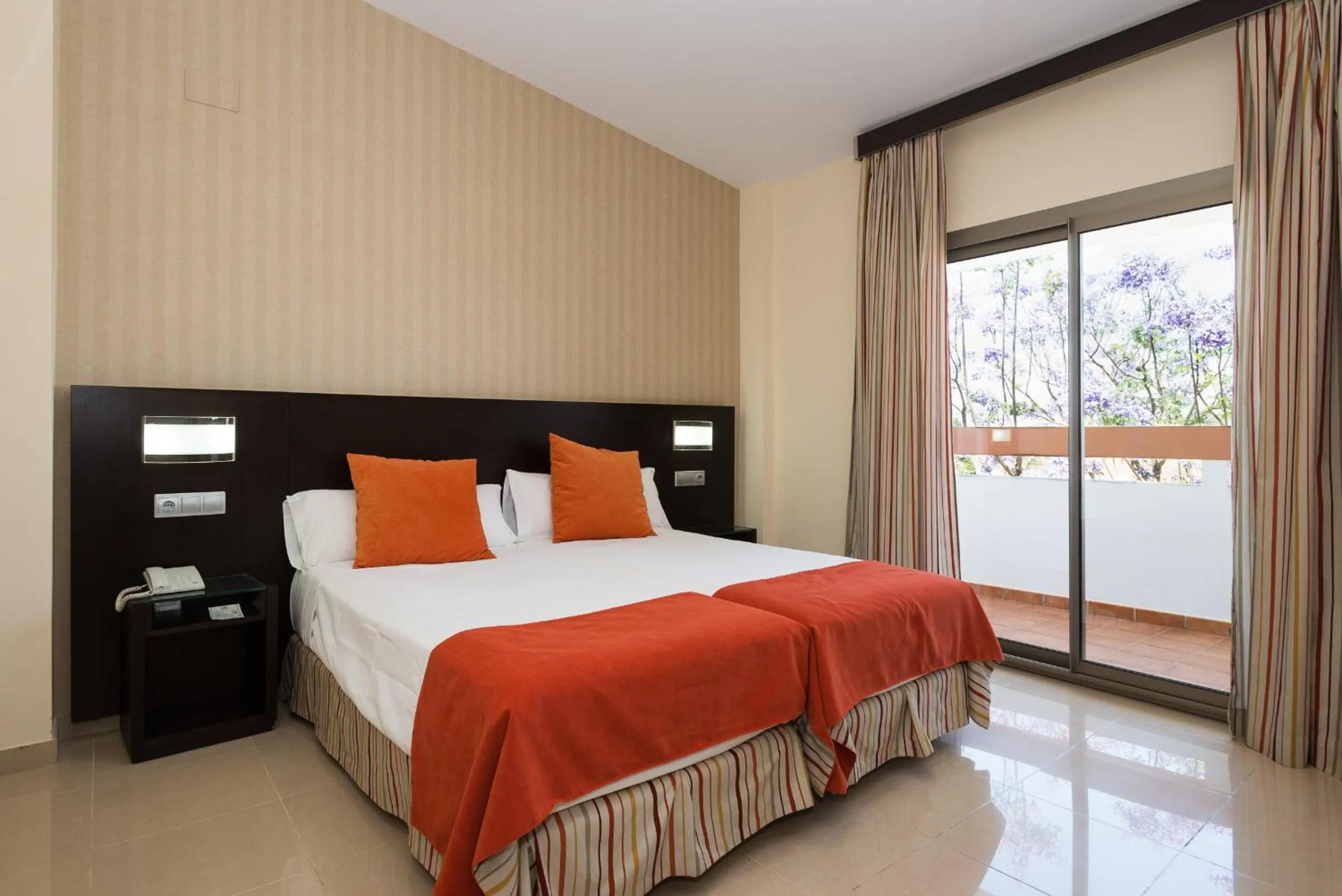 Bed in Hotel Pradillo Conil