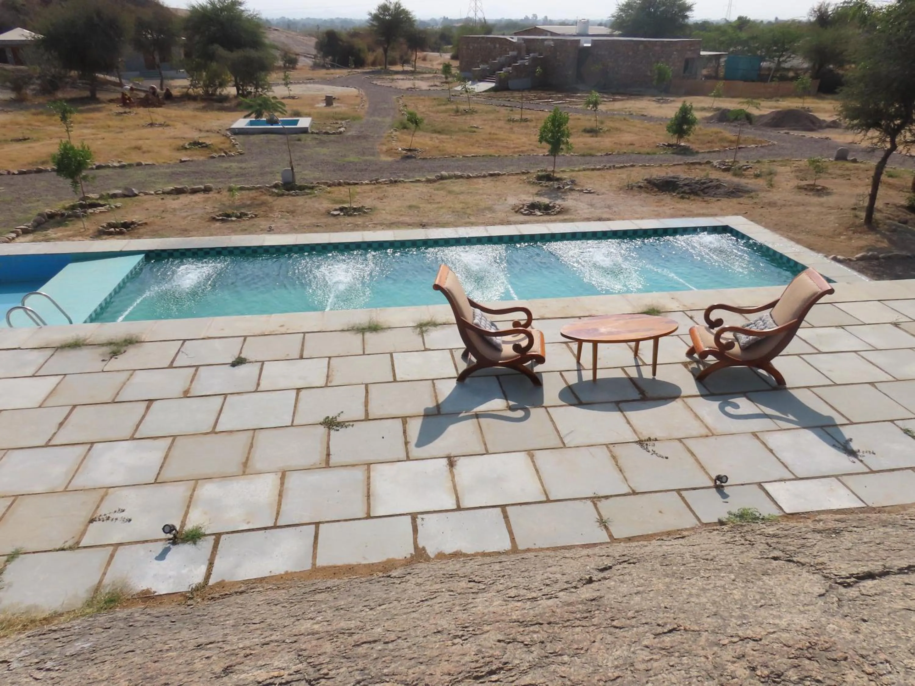 Pool view in Clarks Safari Jawai