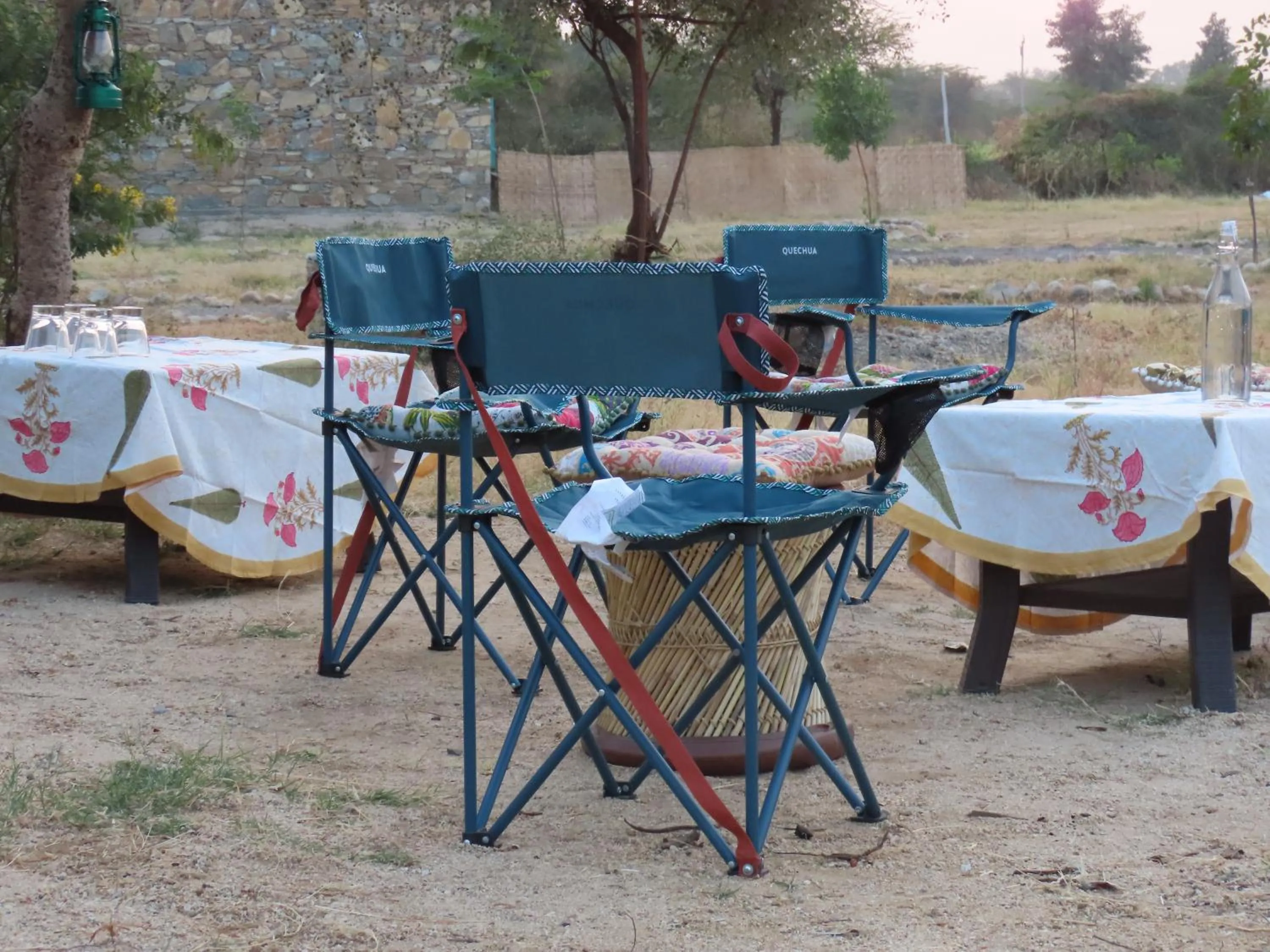 Seating area in Clarks Safari Jawai