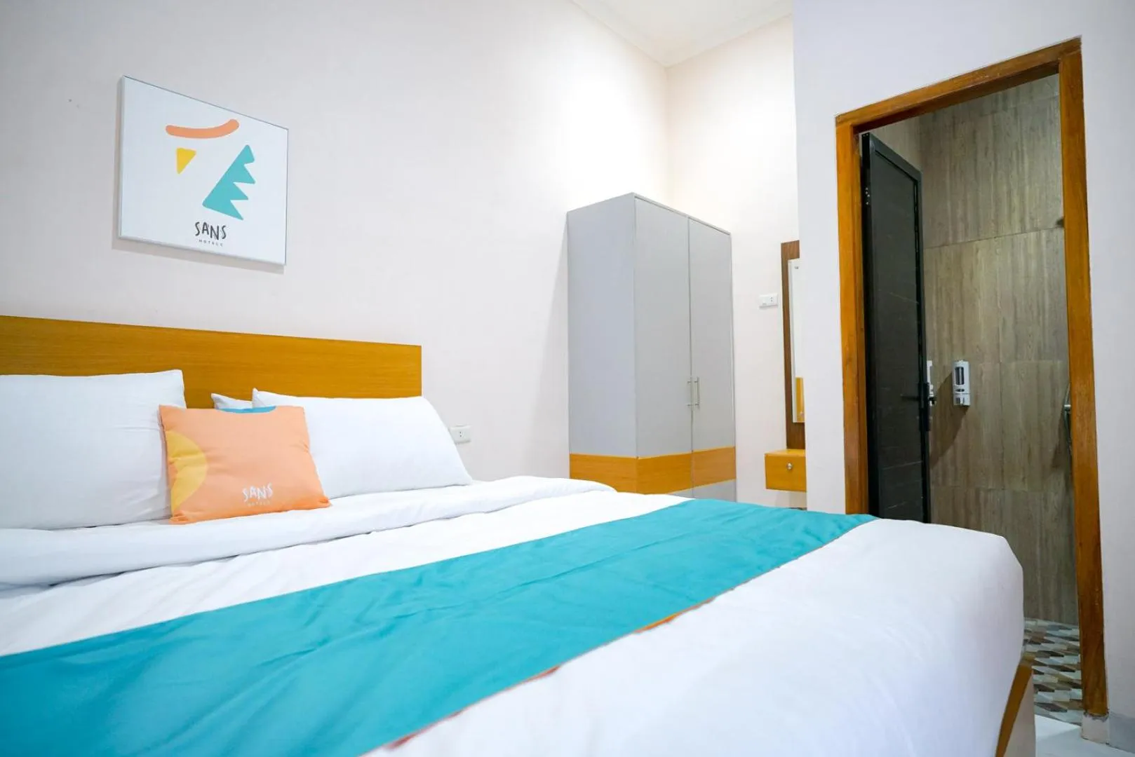 Bedroom, Bed in Sans Bougenville Lampung