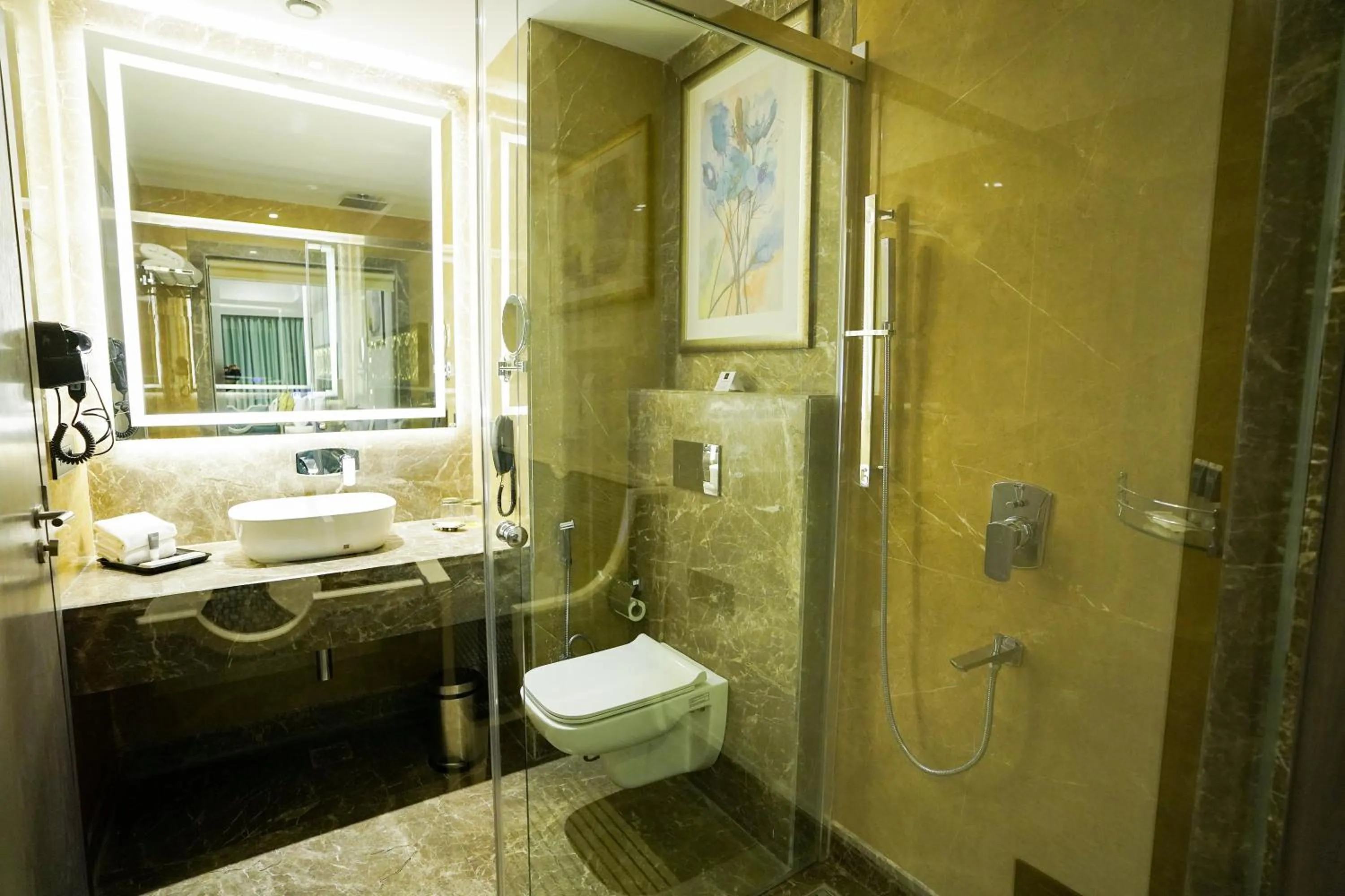 Shower in The Grand Nirvana Hotel