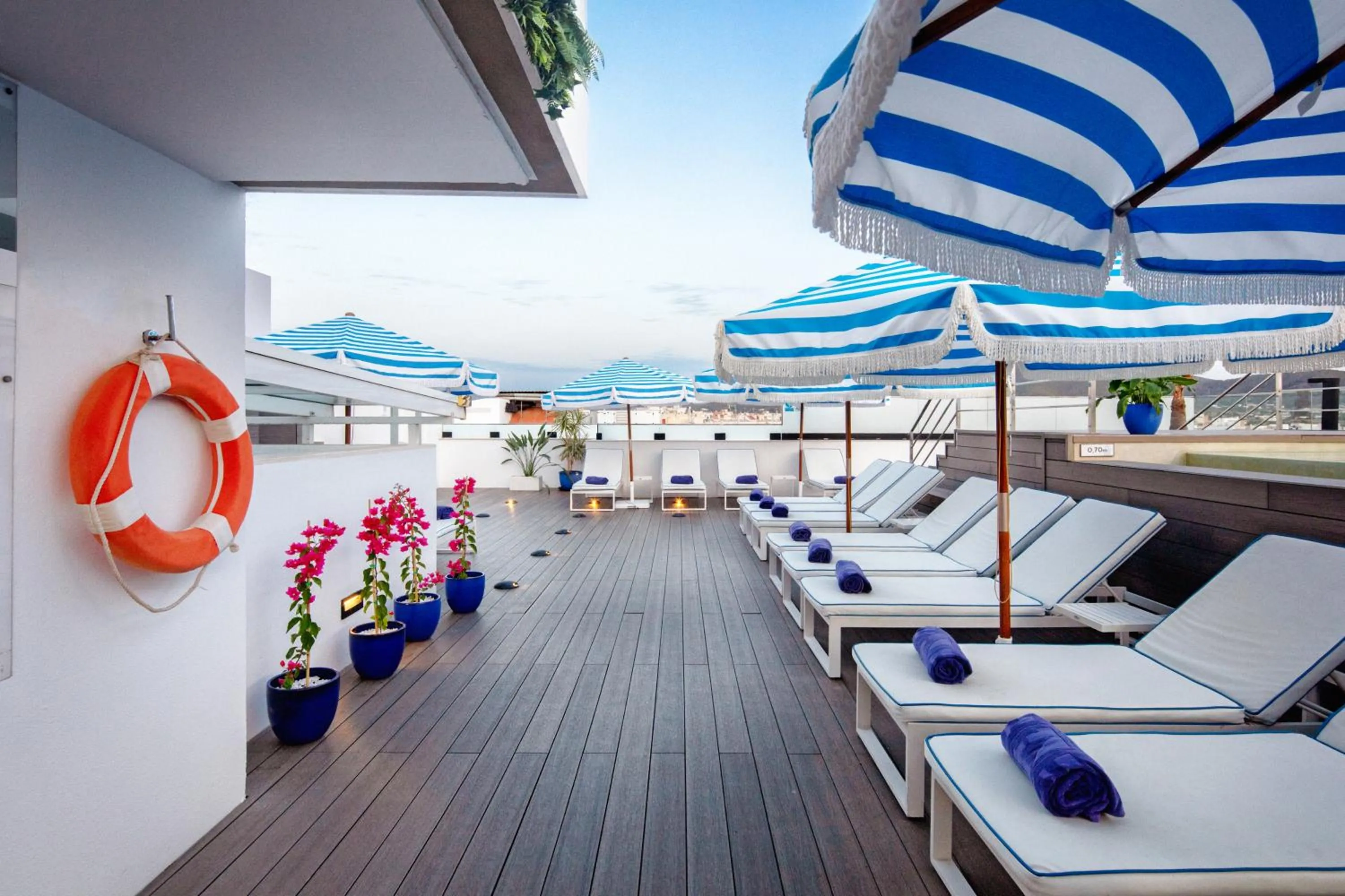 Balcony/Terrace in Eurostars Puerto de Ibiza