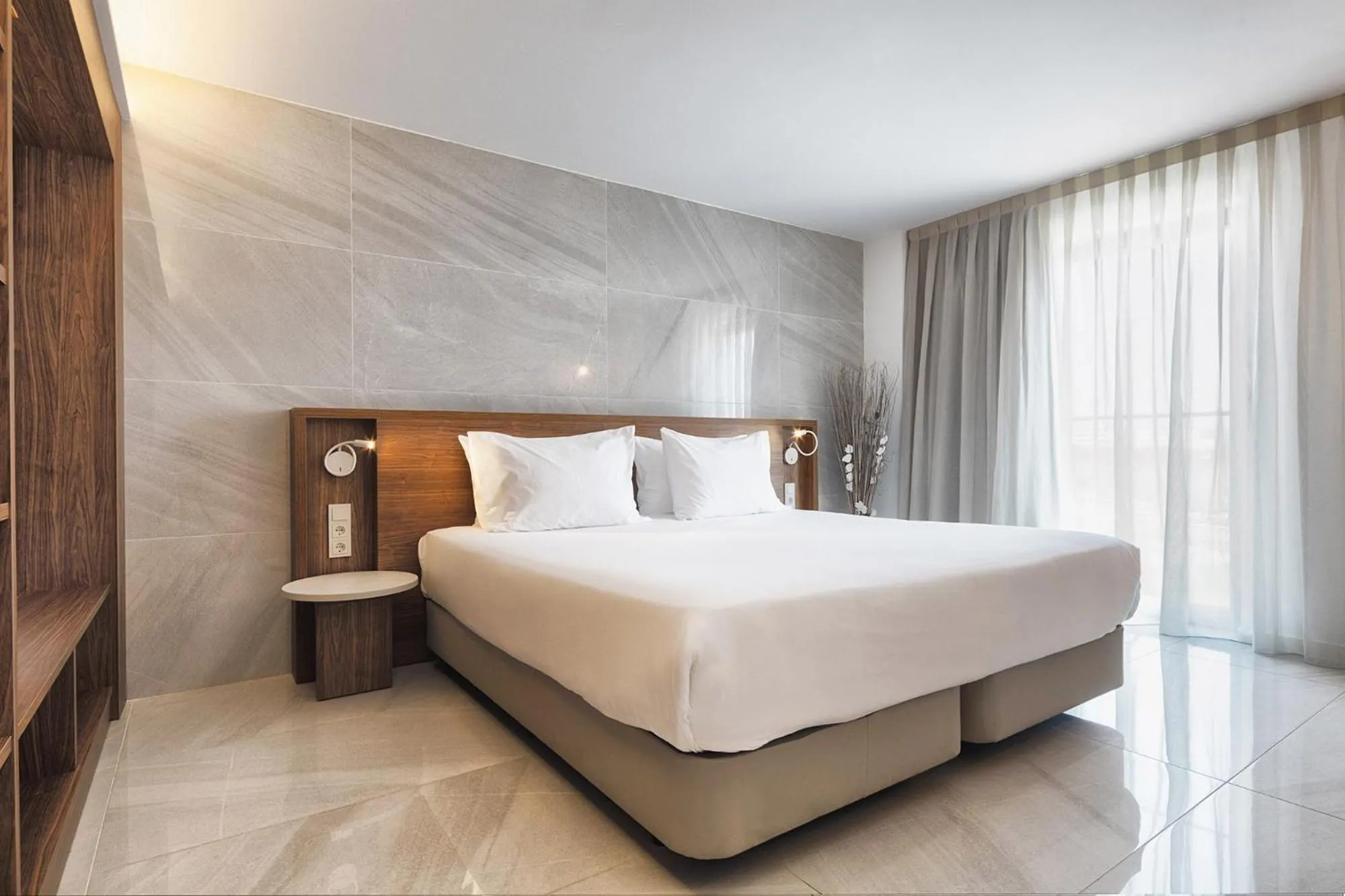 Bed in Eurostars Puerto de Ibiza