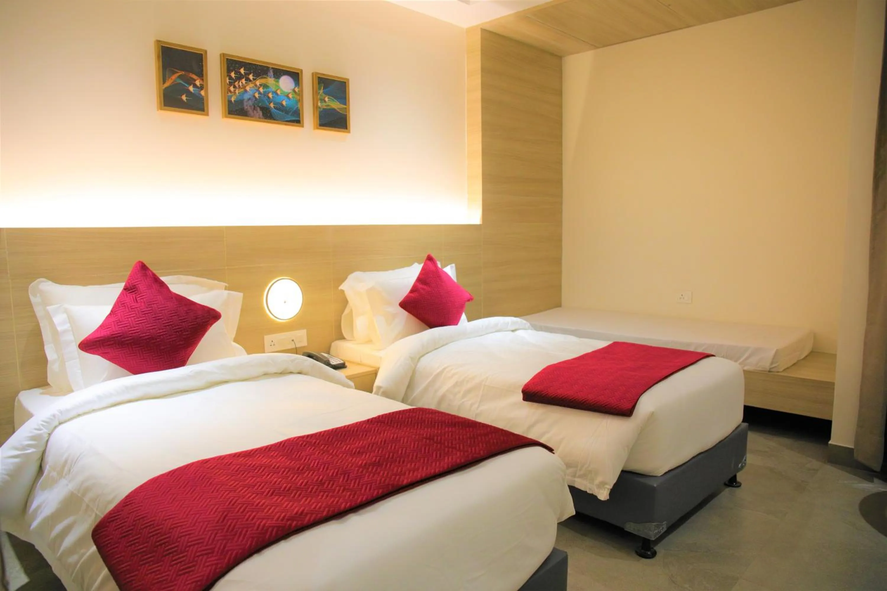 Bed in Pride Biznotel Haldwani