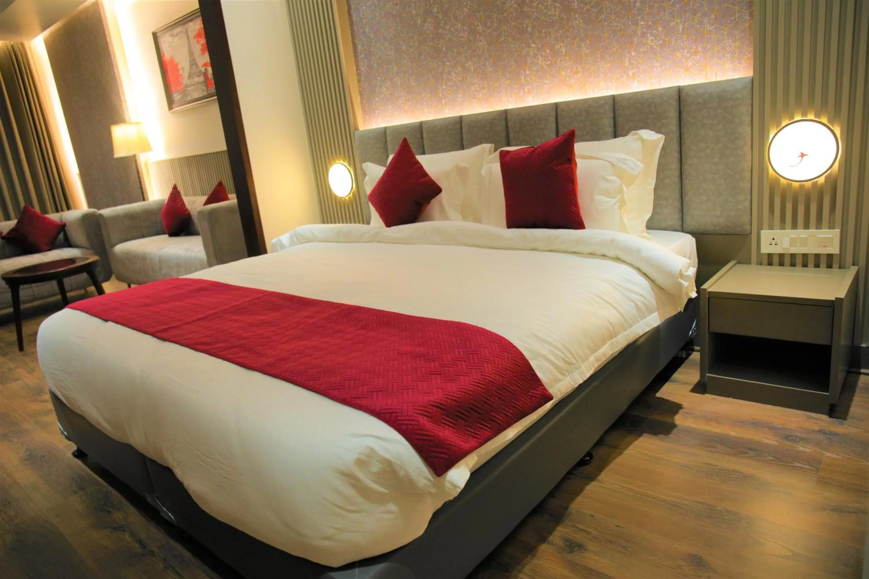 Bed in Pride Biznotel Haldwani