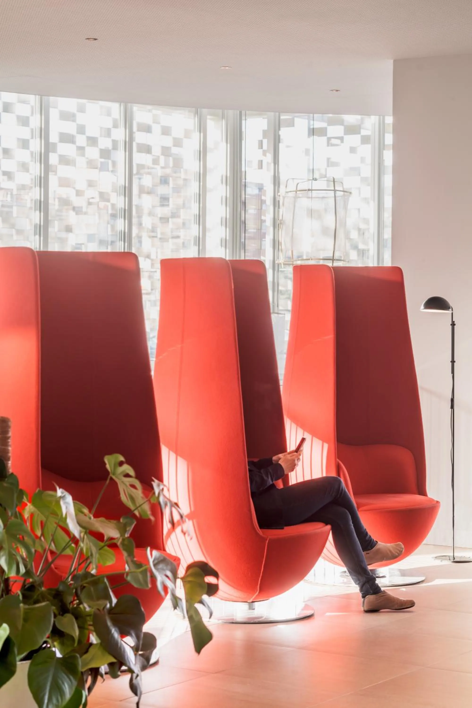 Lobby or reception in AQUA Hotel Silhouette & Spa - Adults Only