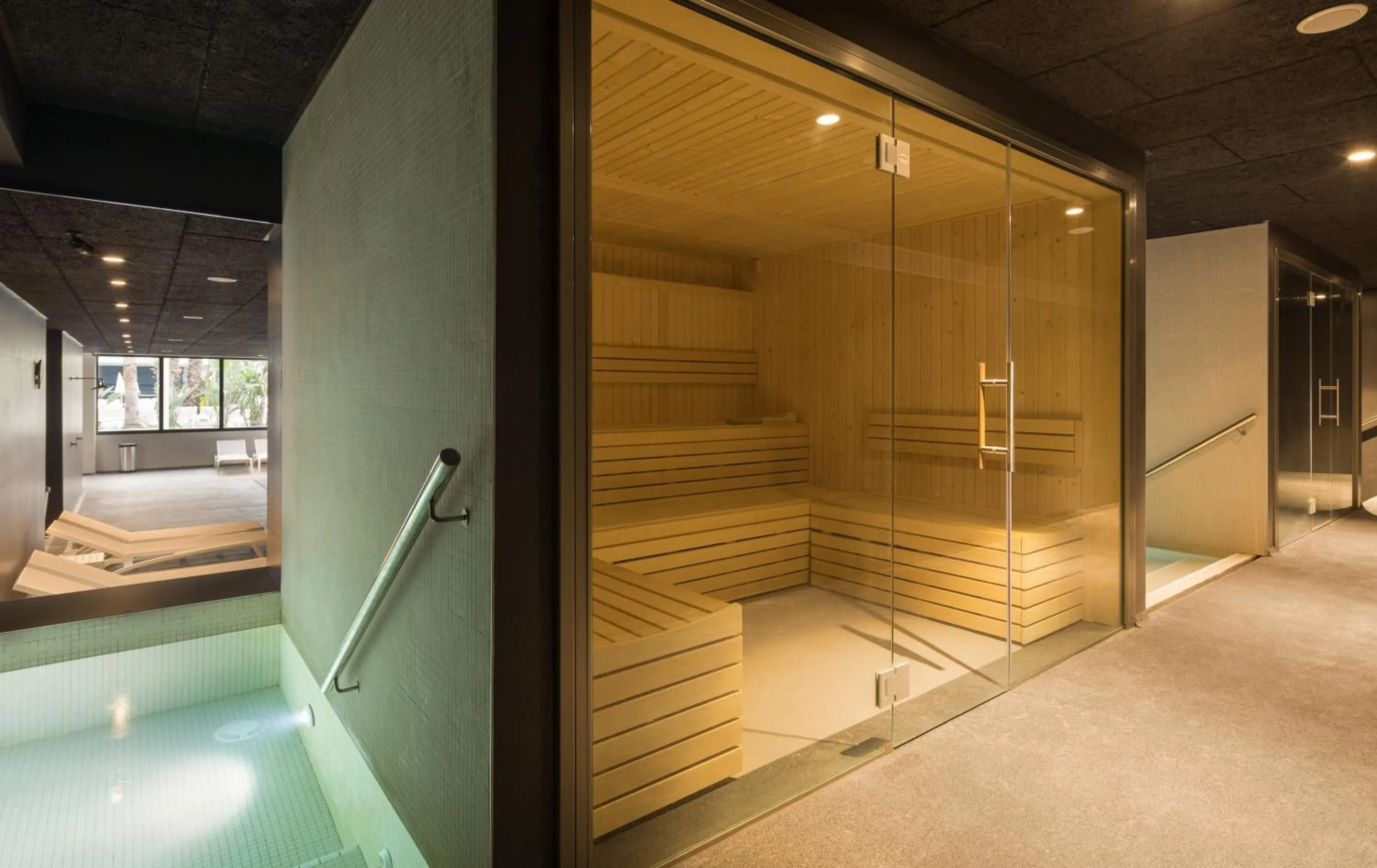 Sauna in AQUA Hotel Silhouette & Spa - Adults Only