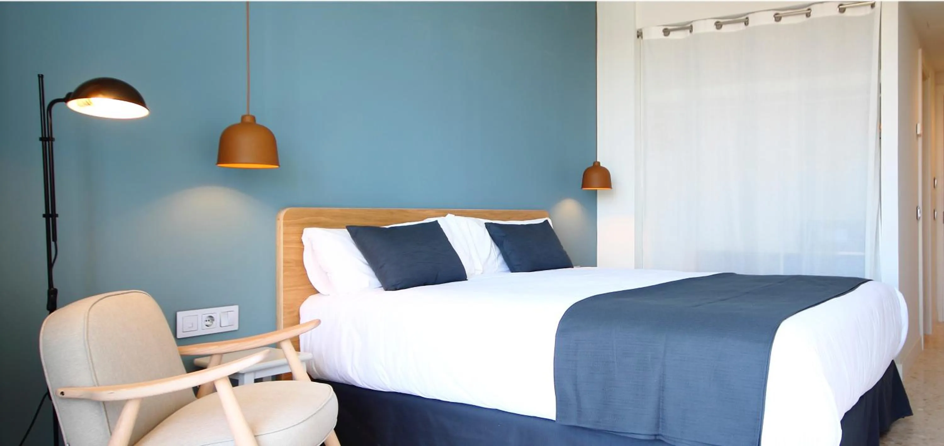 Photo of the whole room, Bed in AQUA Hotel Silhouette & Spa - Adults Only