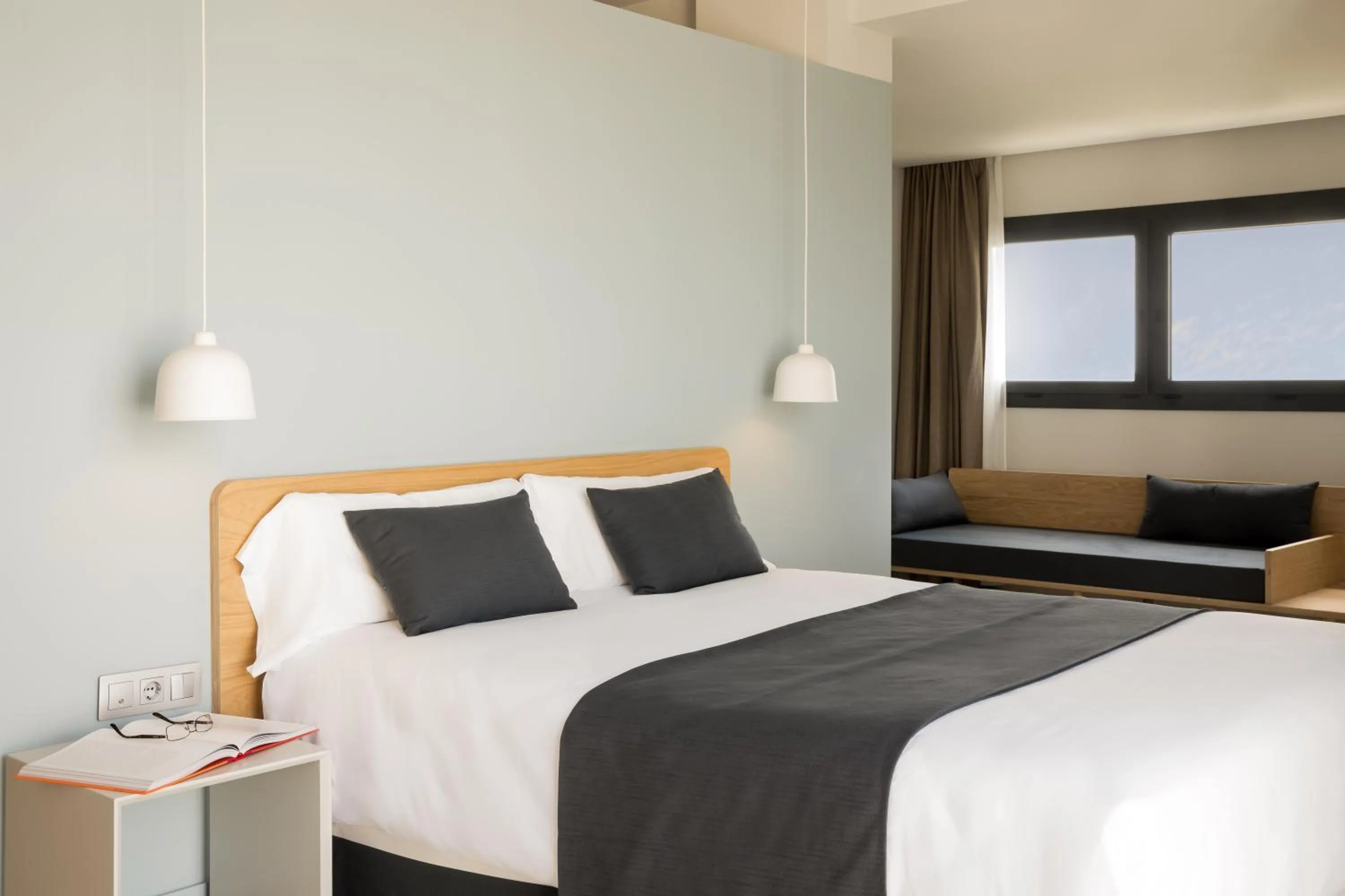 Photo of the whole room, Bed in AQUA Hotel Silhouette & Spa - Adults Only