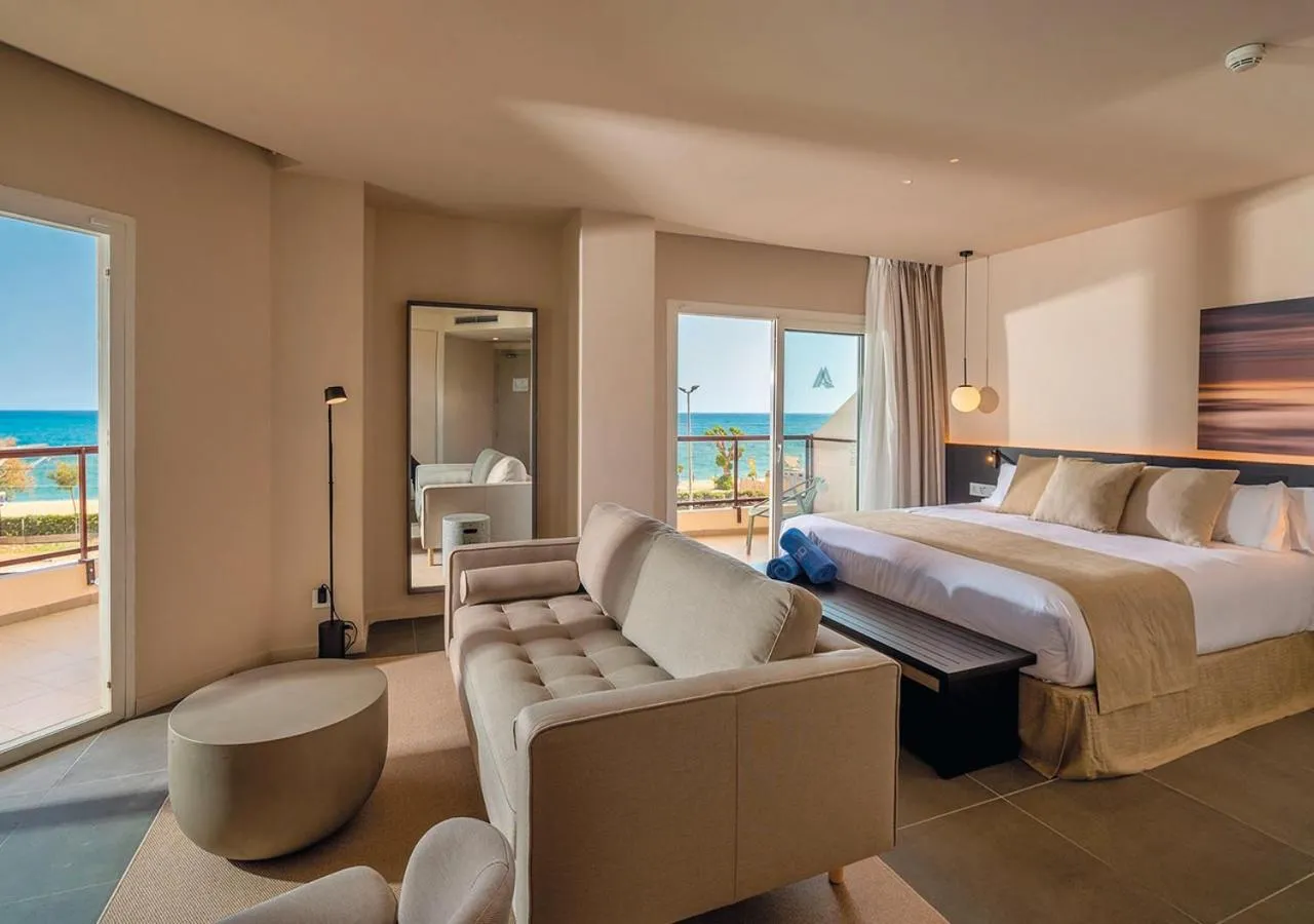 Photo of the whole room, Bed in AQUA Hotel Promenade & Spa 4Sup