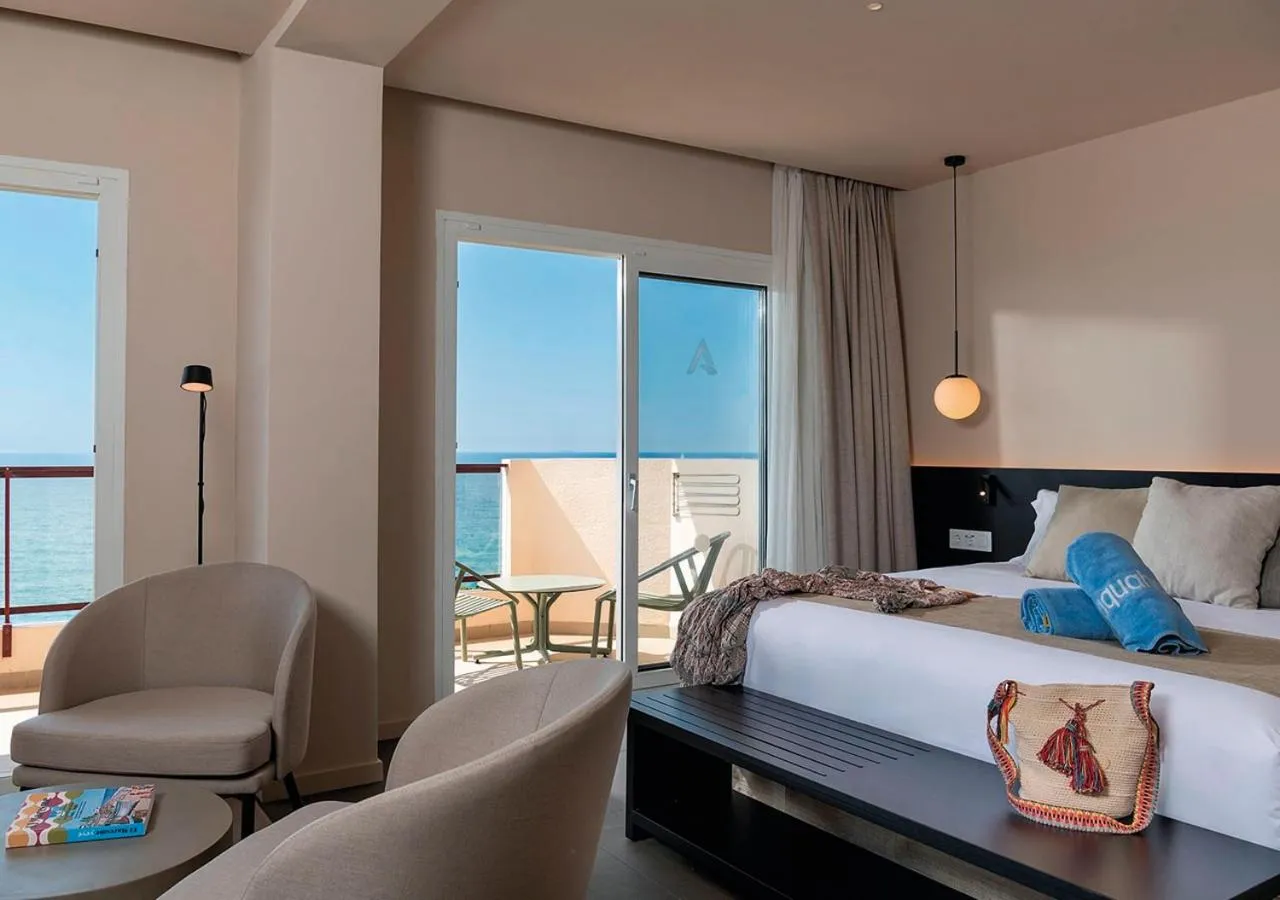 Photo of the whole room, Bed in AQUA Hotel Promenade & Spa 4Sup