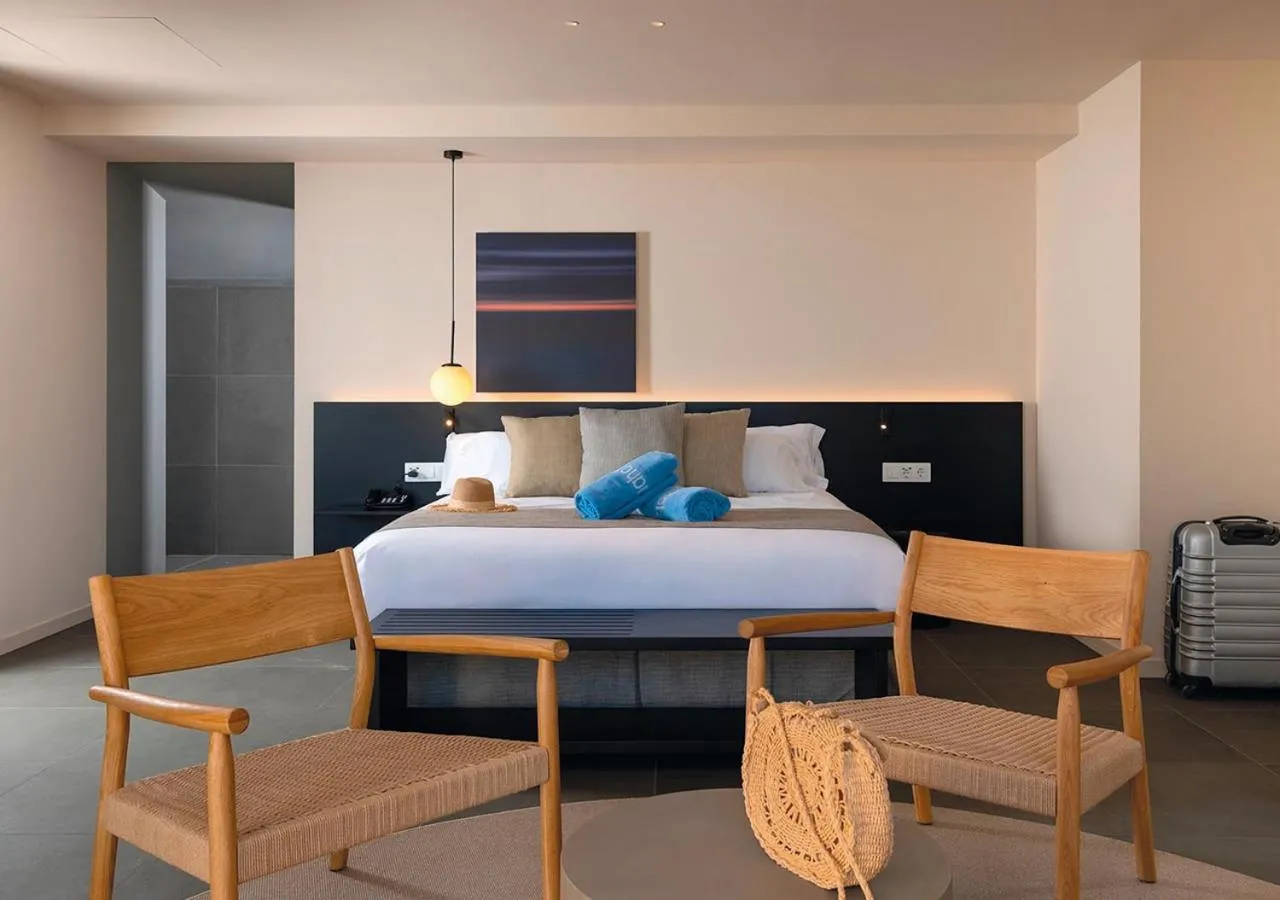 Photo of the whole room, Bed in AQUA Hotel Promenade & Spa 4Sup