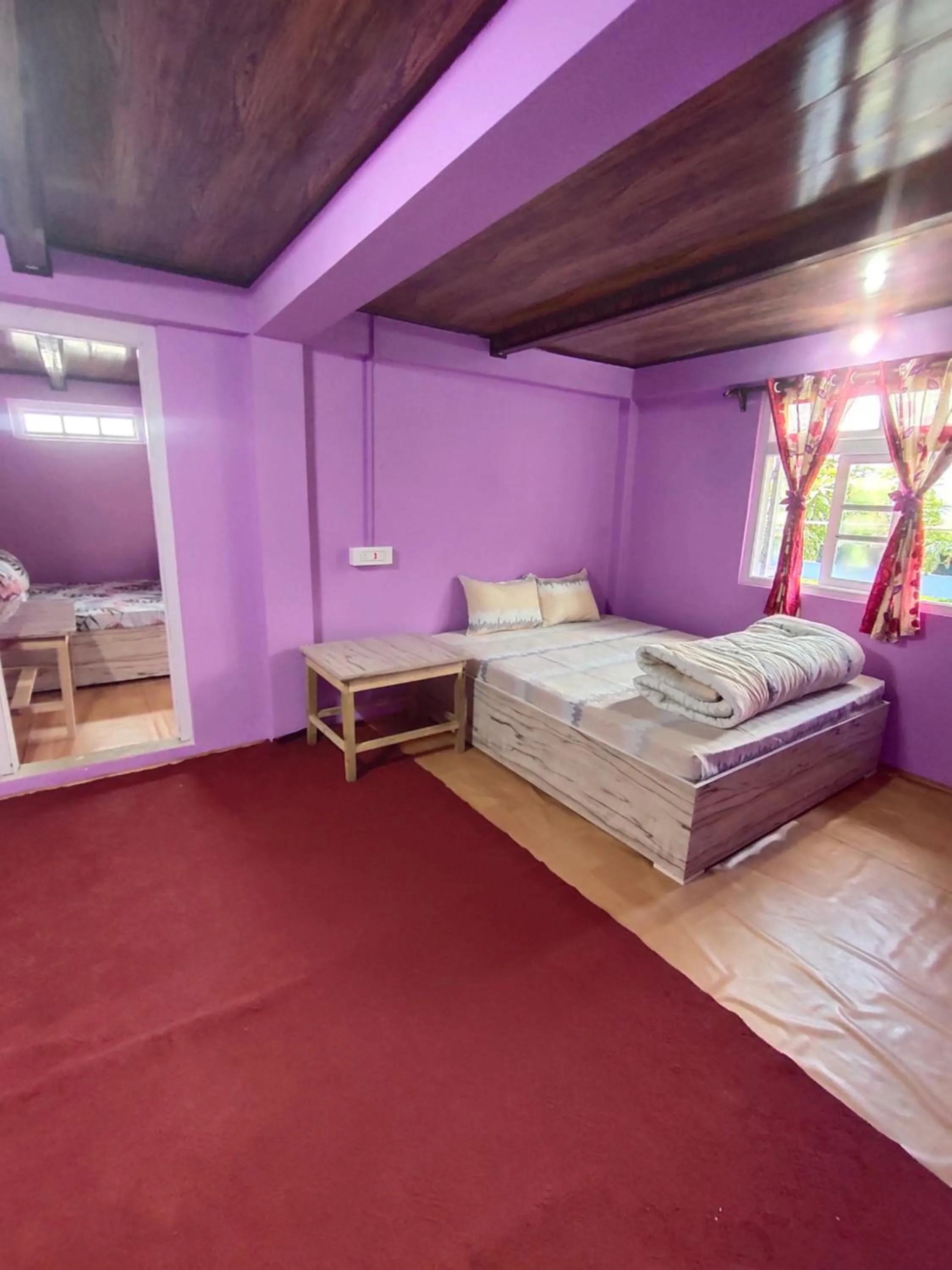Bed in Boho Homestay, Rangbhang