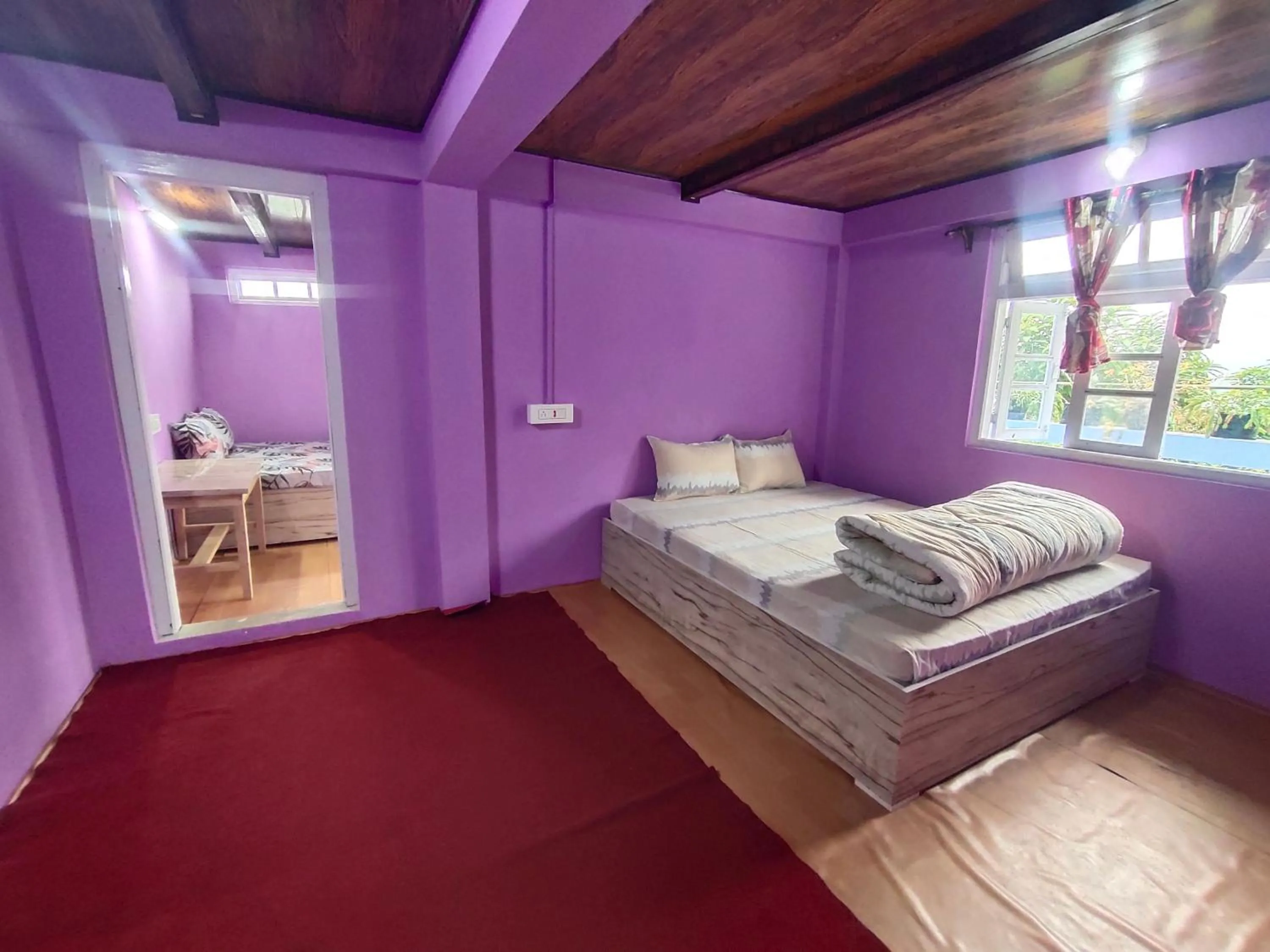 Bed in Boho Homestay, Rangbhang