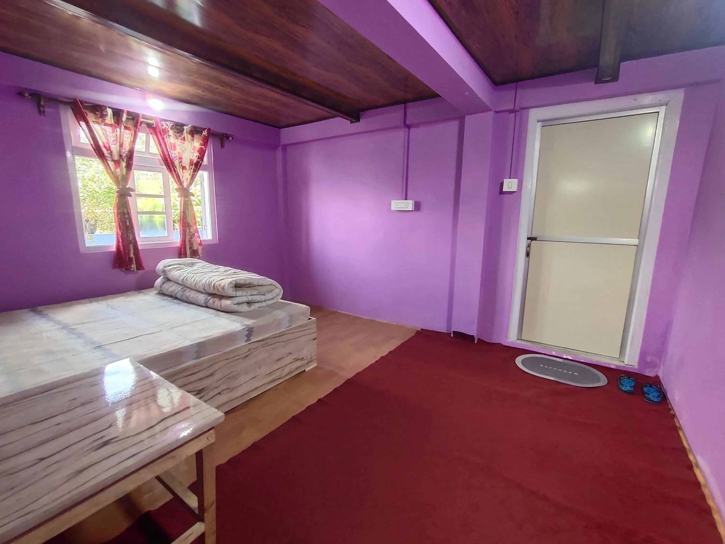Bed in Boho Homestay, Rangbhang