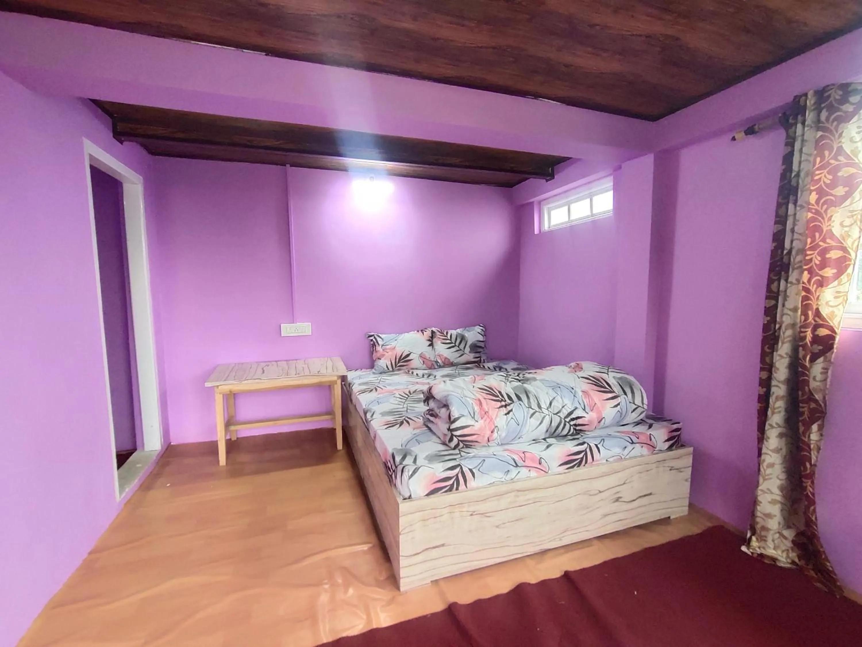 Bed in Boho Homestay, Rangbhang