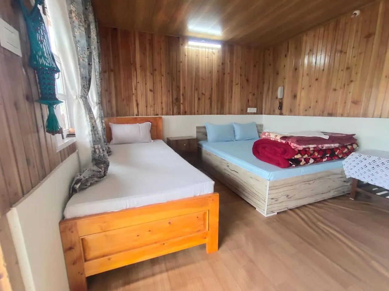 Bed in Boho Homestay, Rangbhang