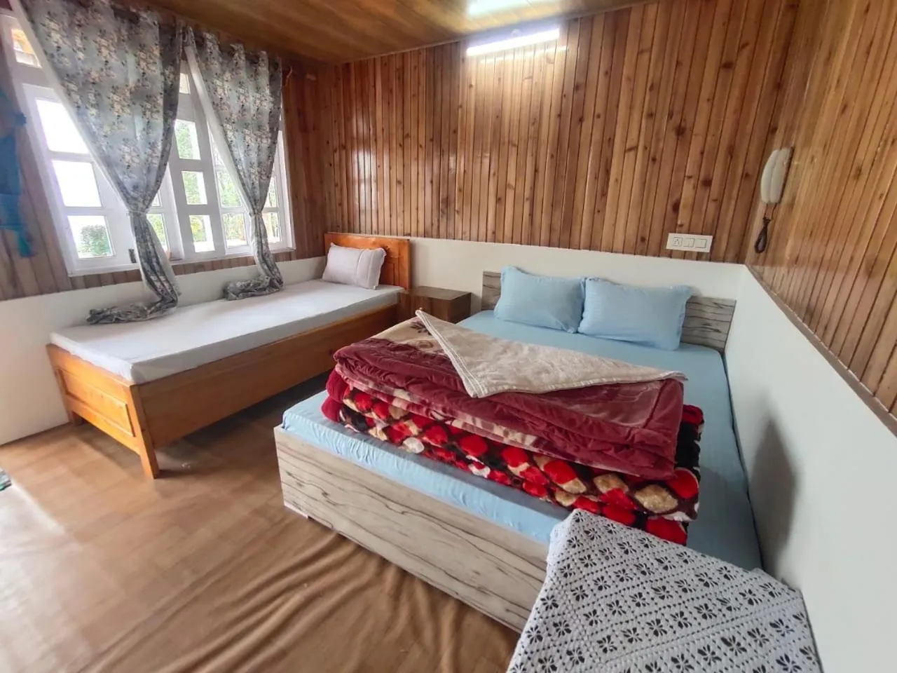 Bed in Boho Homestay, Rangbhang