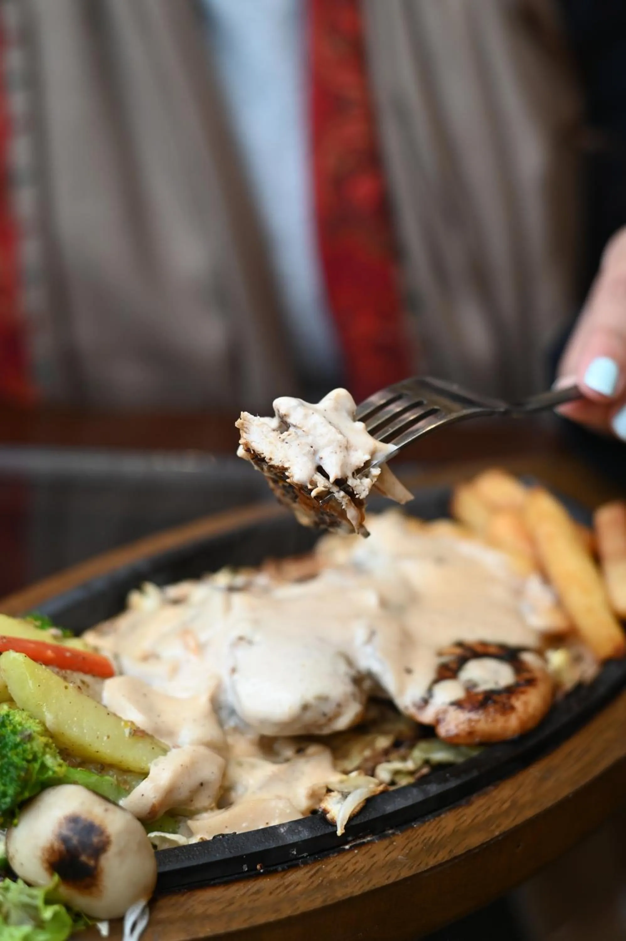 Food close-up in Royal Regency Hotel