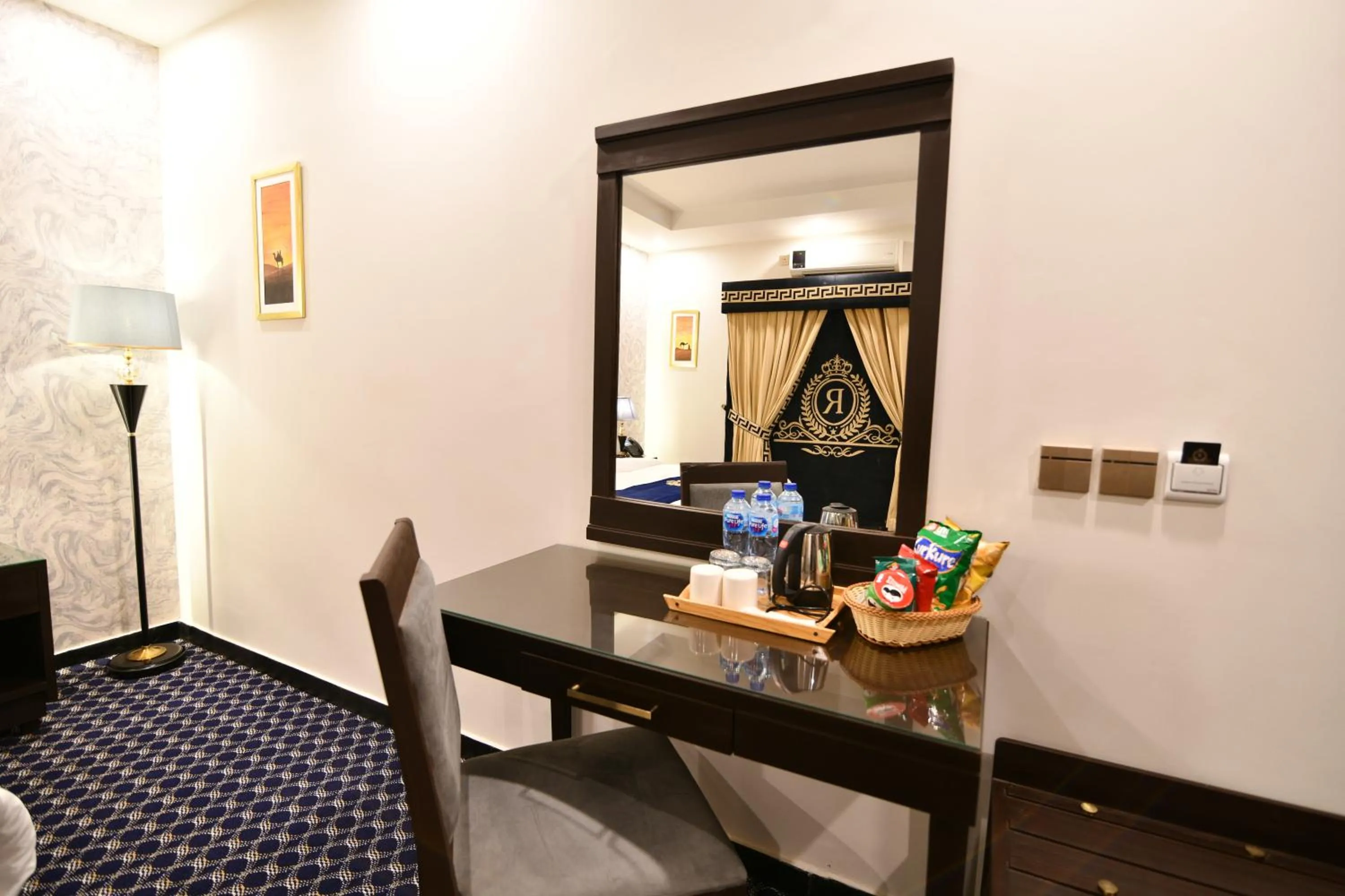 Seating area in Royal Regency Hotel