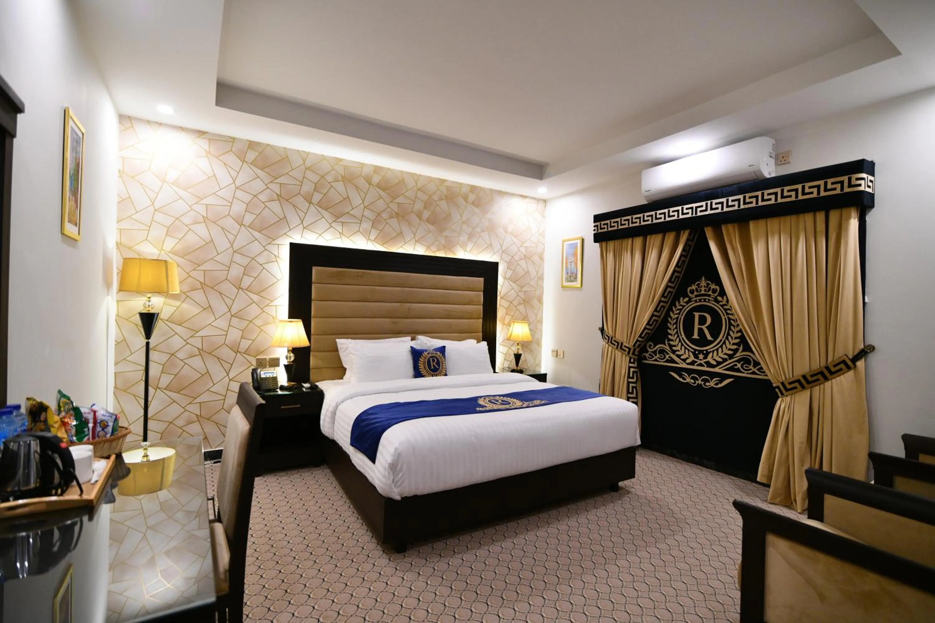 Bed in Royal Regency Hotel