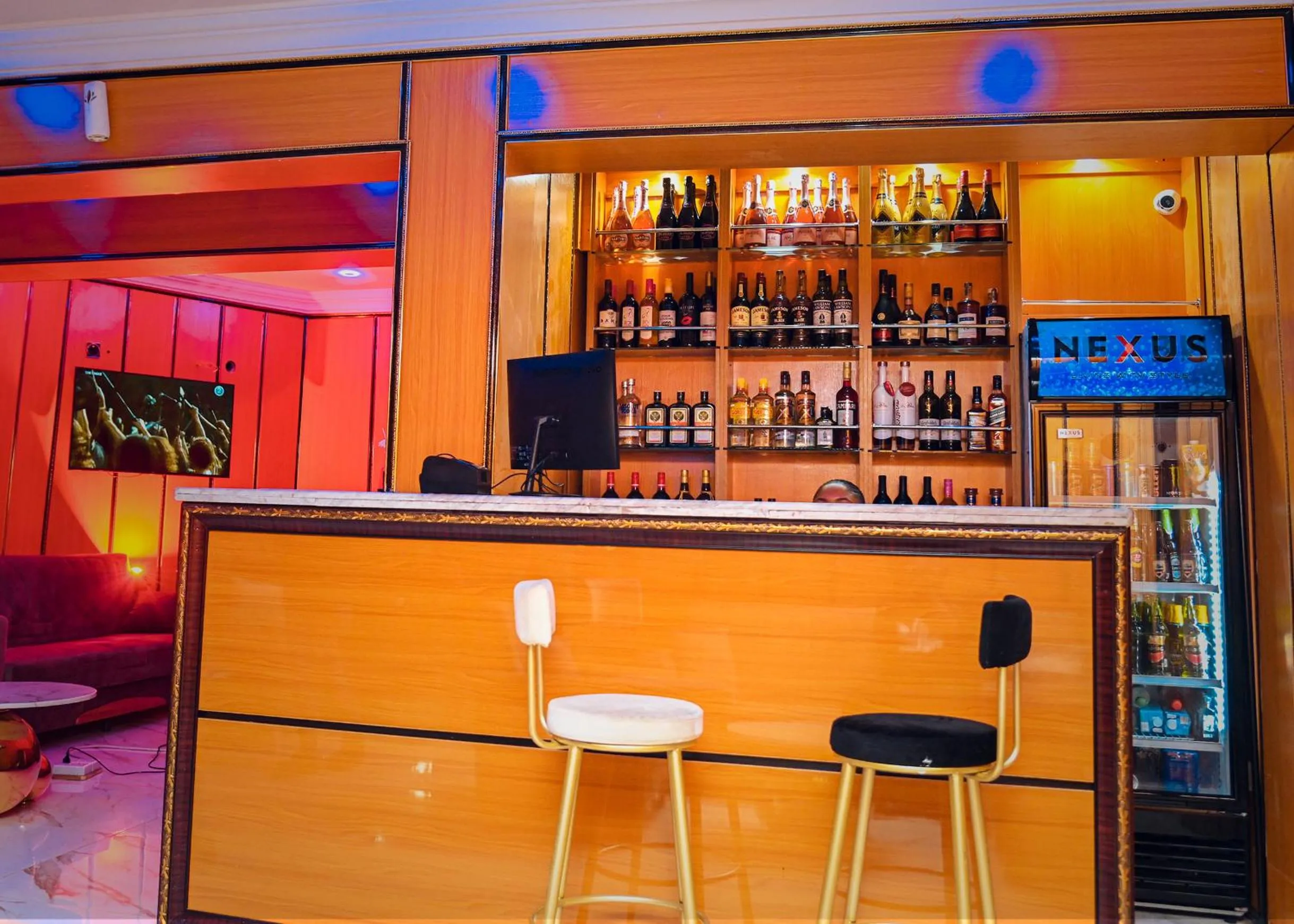 Lounge or bar in Kawruky Hotel Benin