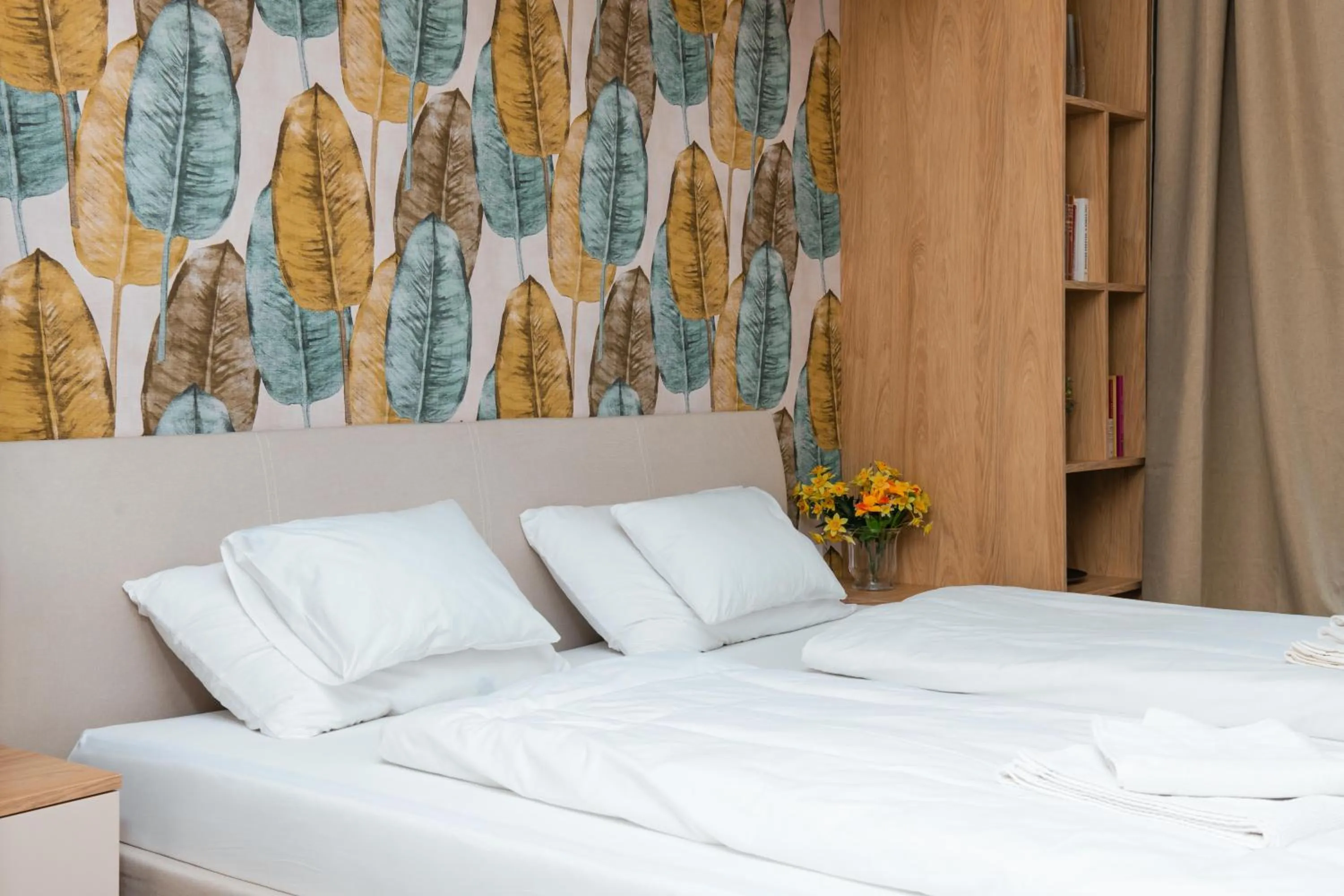 Bed in WaterFront City Apartments by FirstHost