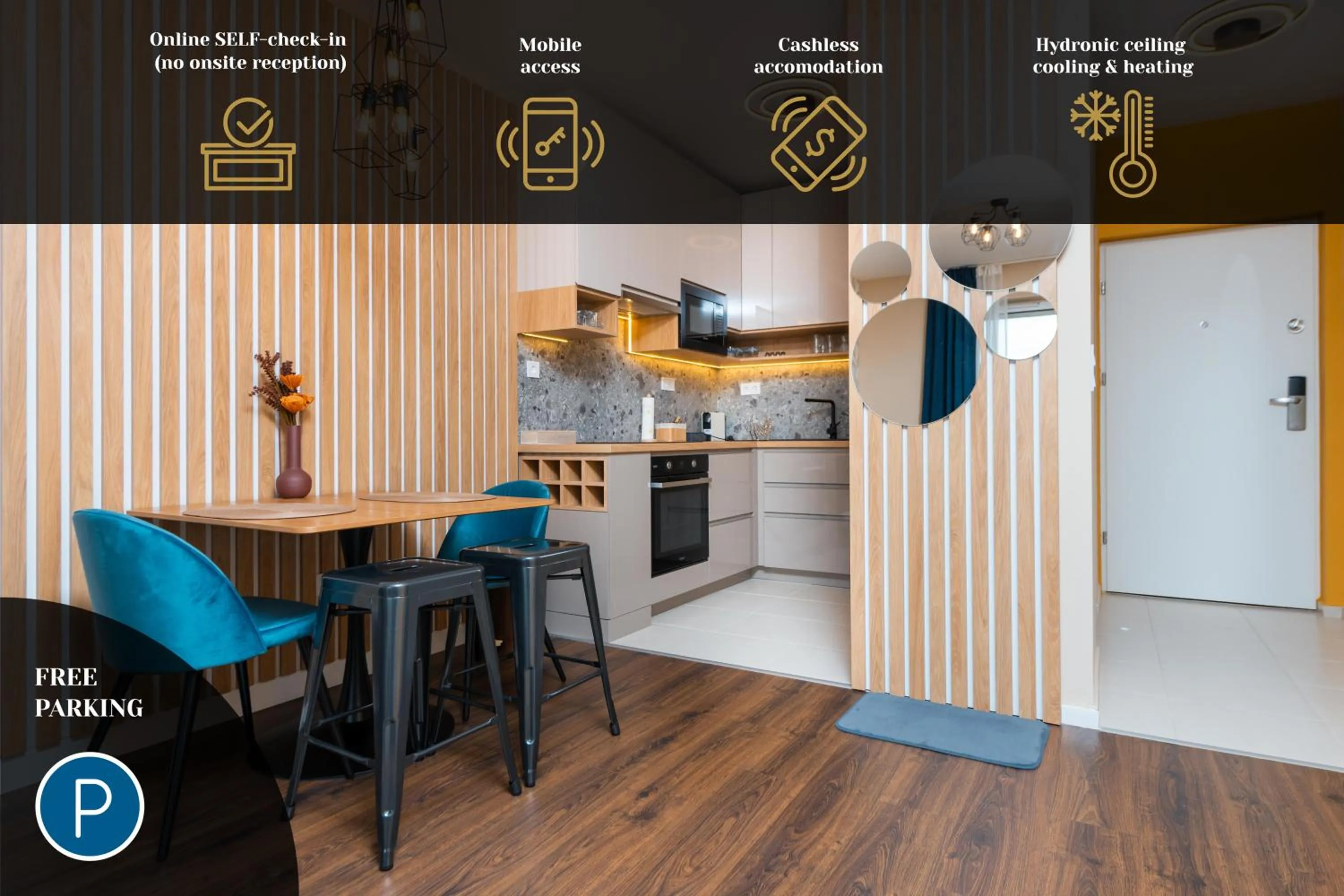 Facade/entrance in WaterFront City Apartments by FirstHost