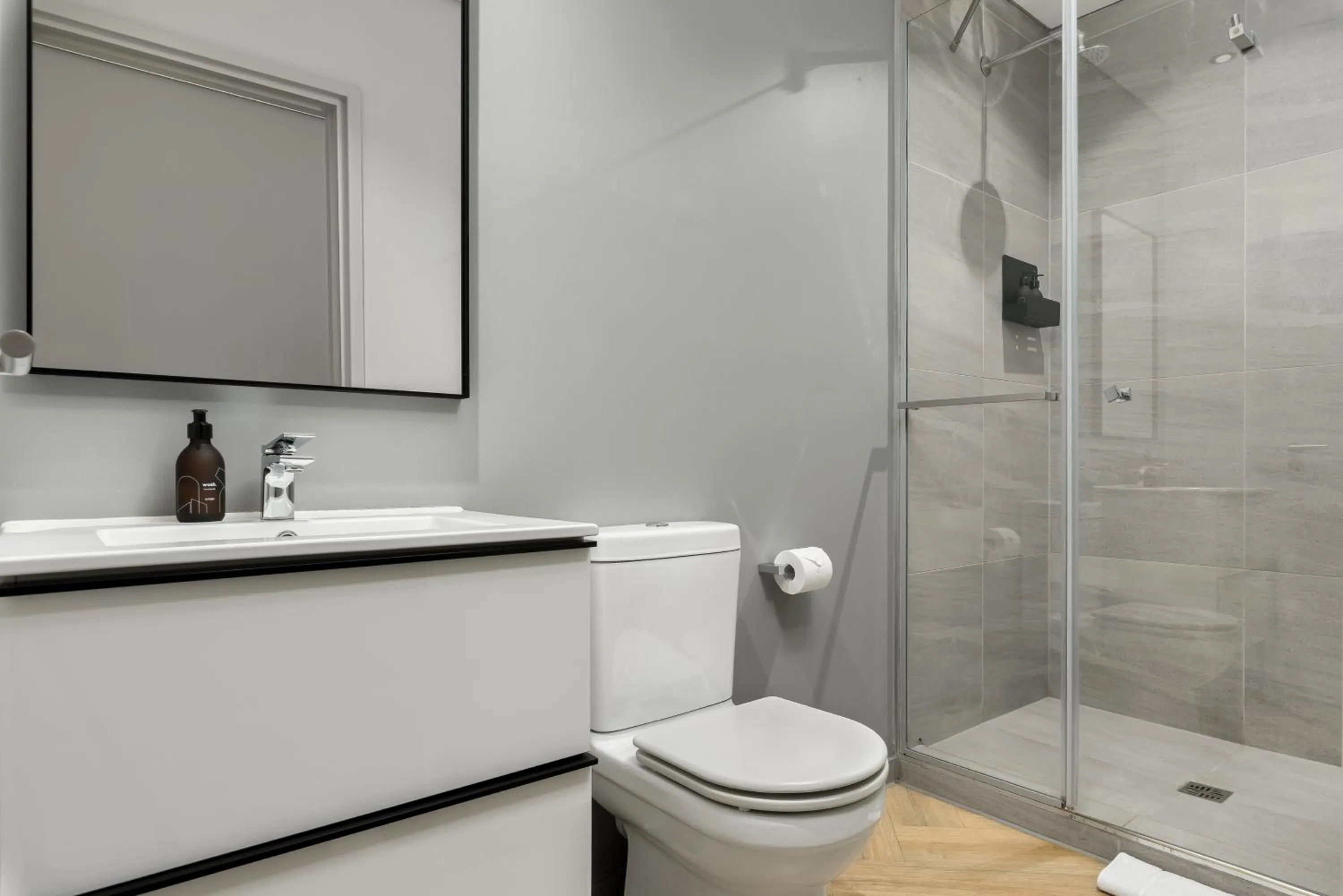 Bathroom in One Thibault Luxury Apartments
