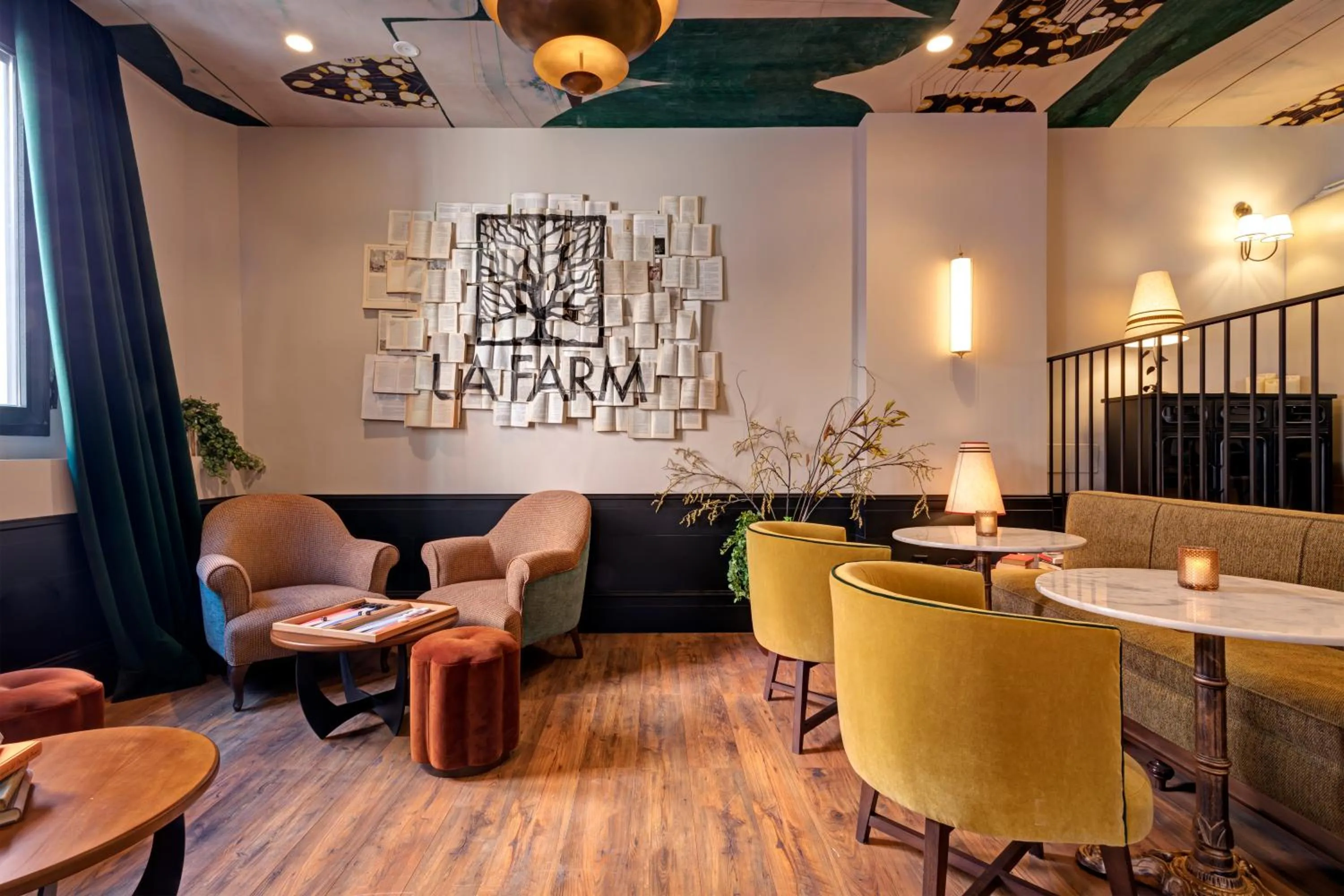 Lobby or reception in Hospedium Hotel La Farm