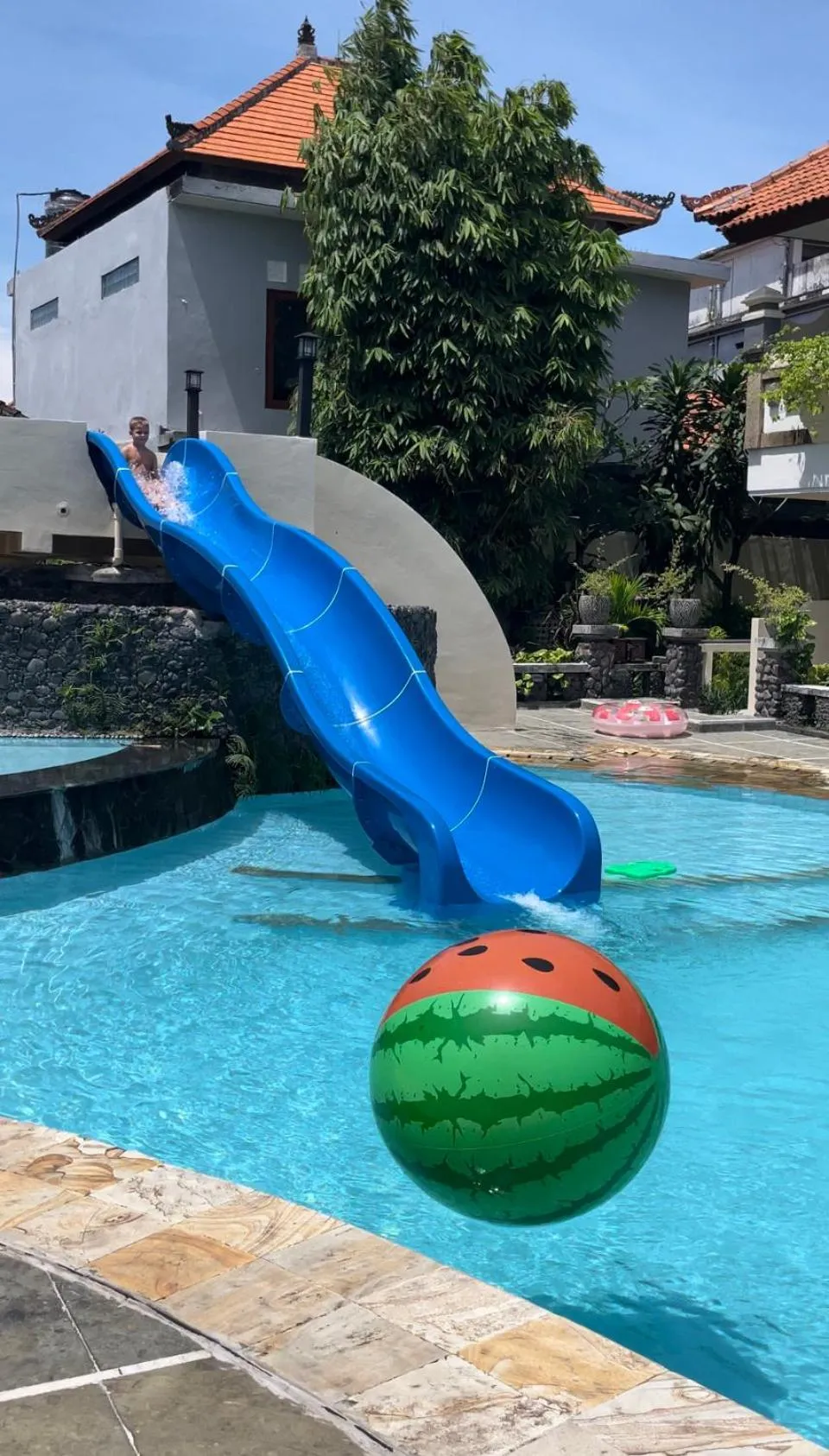 Aqua park in Marine Bay Sanur