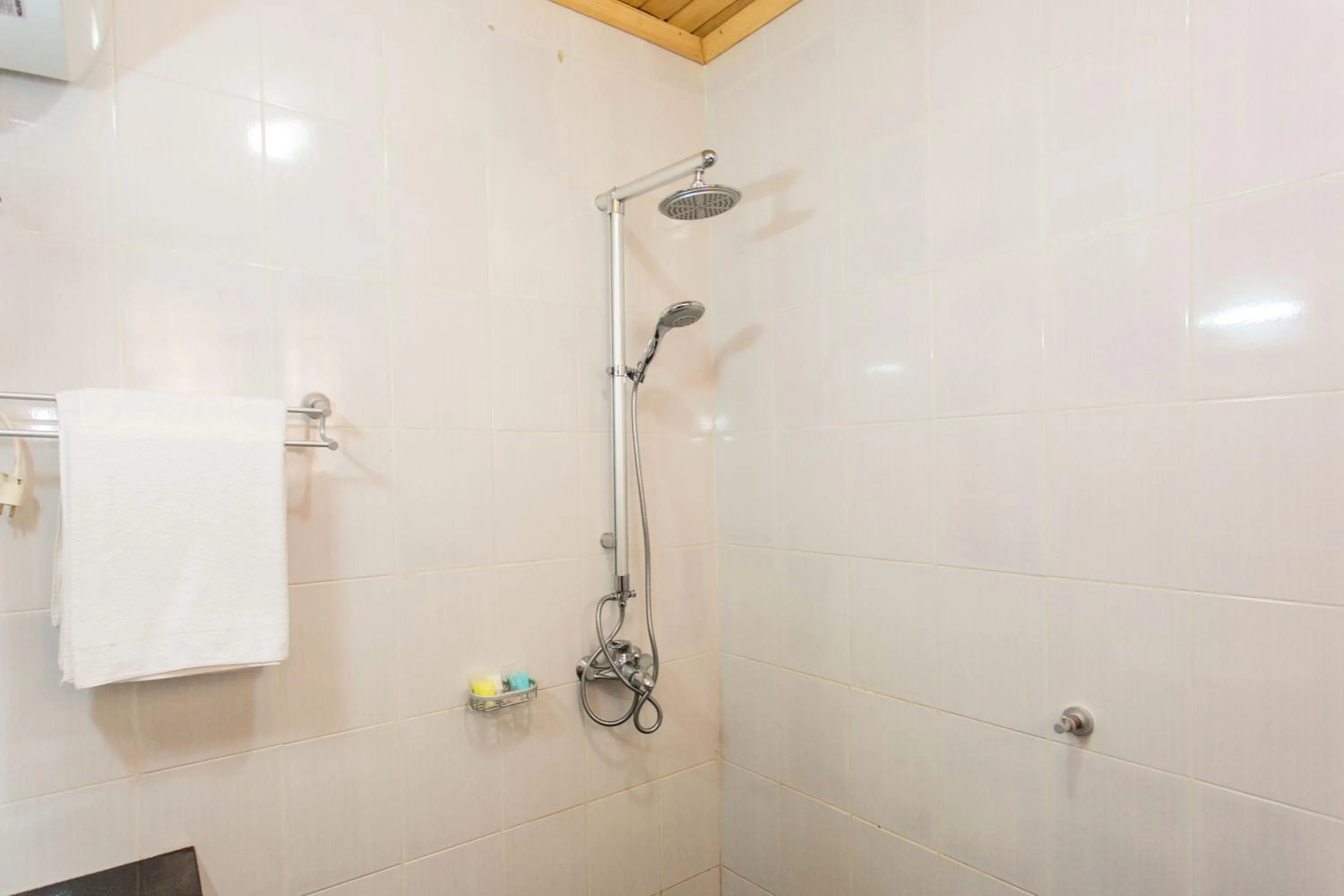 Shower in Nirvana Heights Hotel
