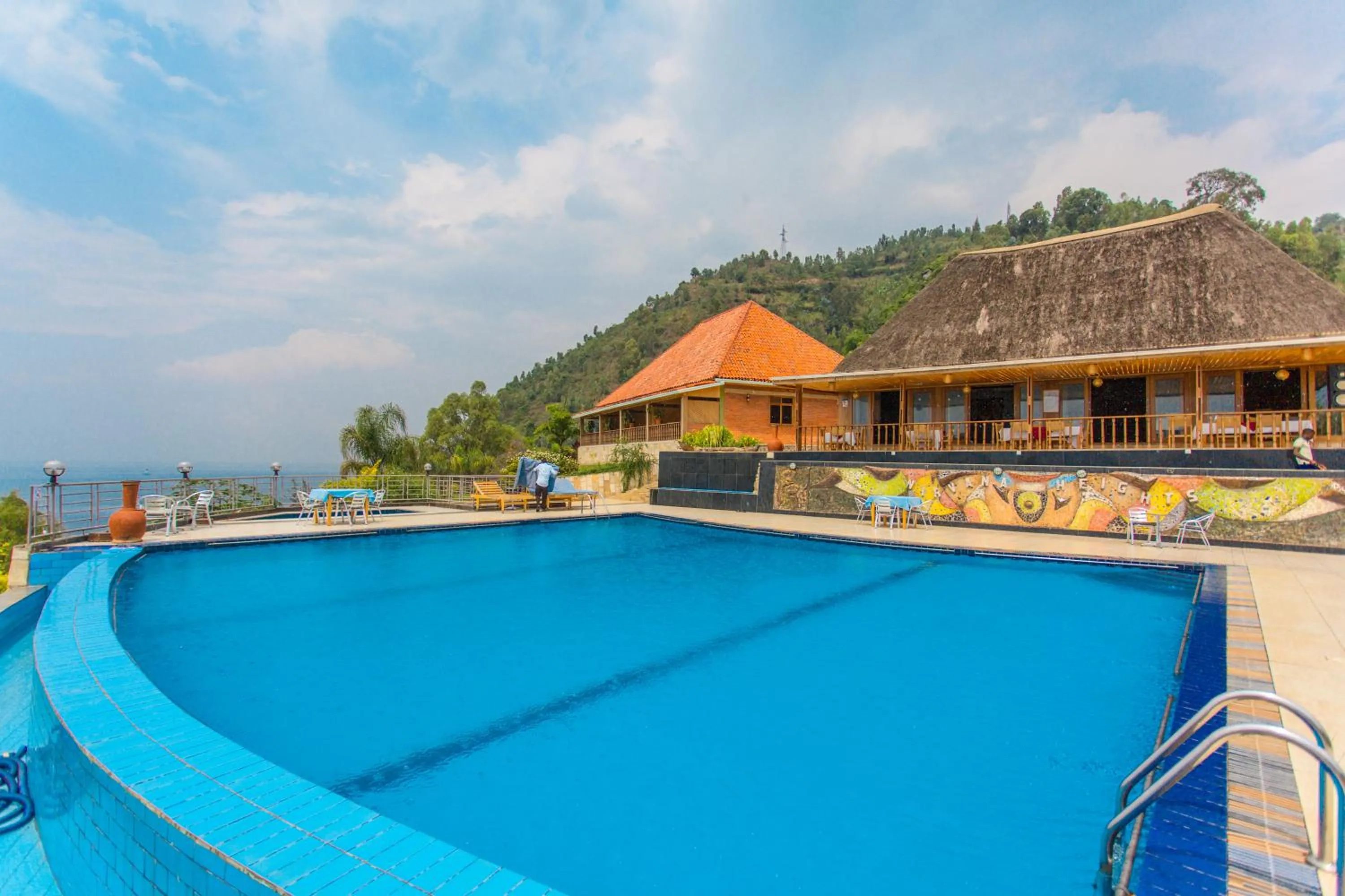 Swimming pool in Nirvana Heights Hotel