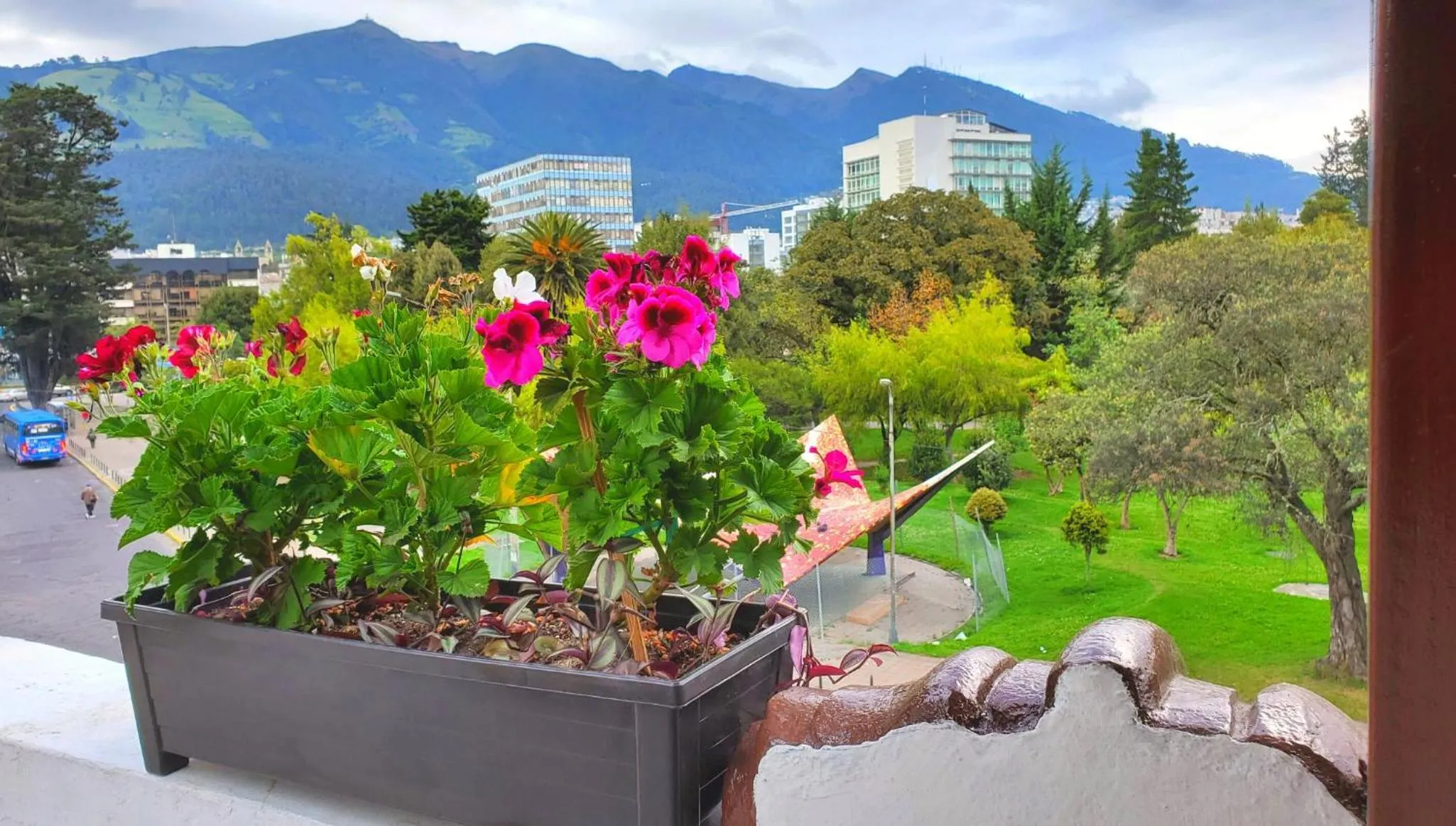 Balcony/Terrace in Hotel Inti Quito