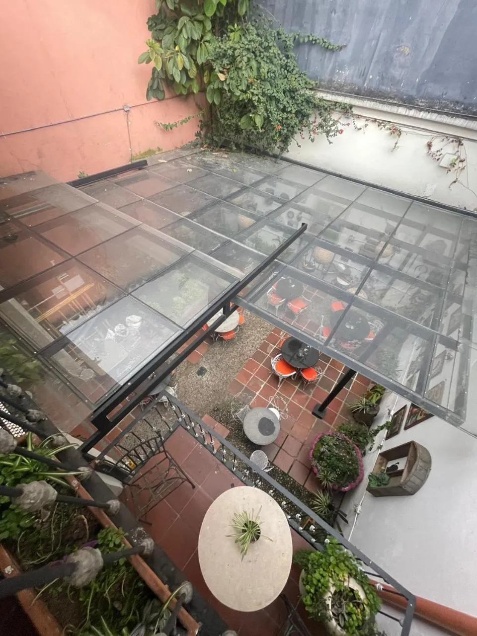 Patio in Hotel Casa de la Luz