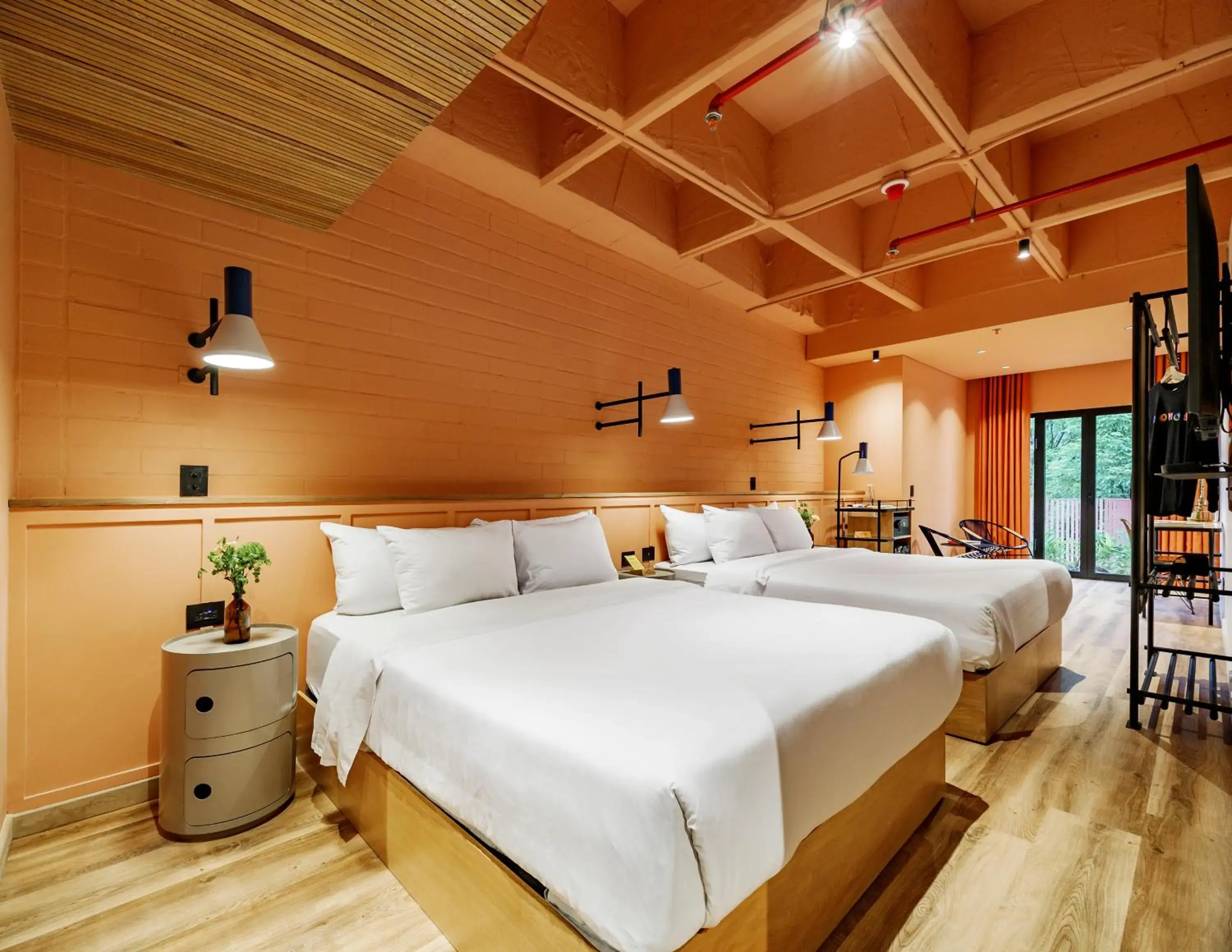 Superior Room with Balcony - 2 Queen Beds in The Somos Bold Hotel Superior Room with Balcony - 2 Queen Beds in The Somos Bold Hotel