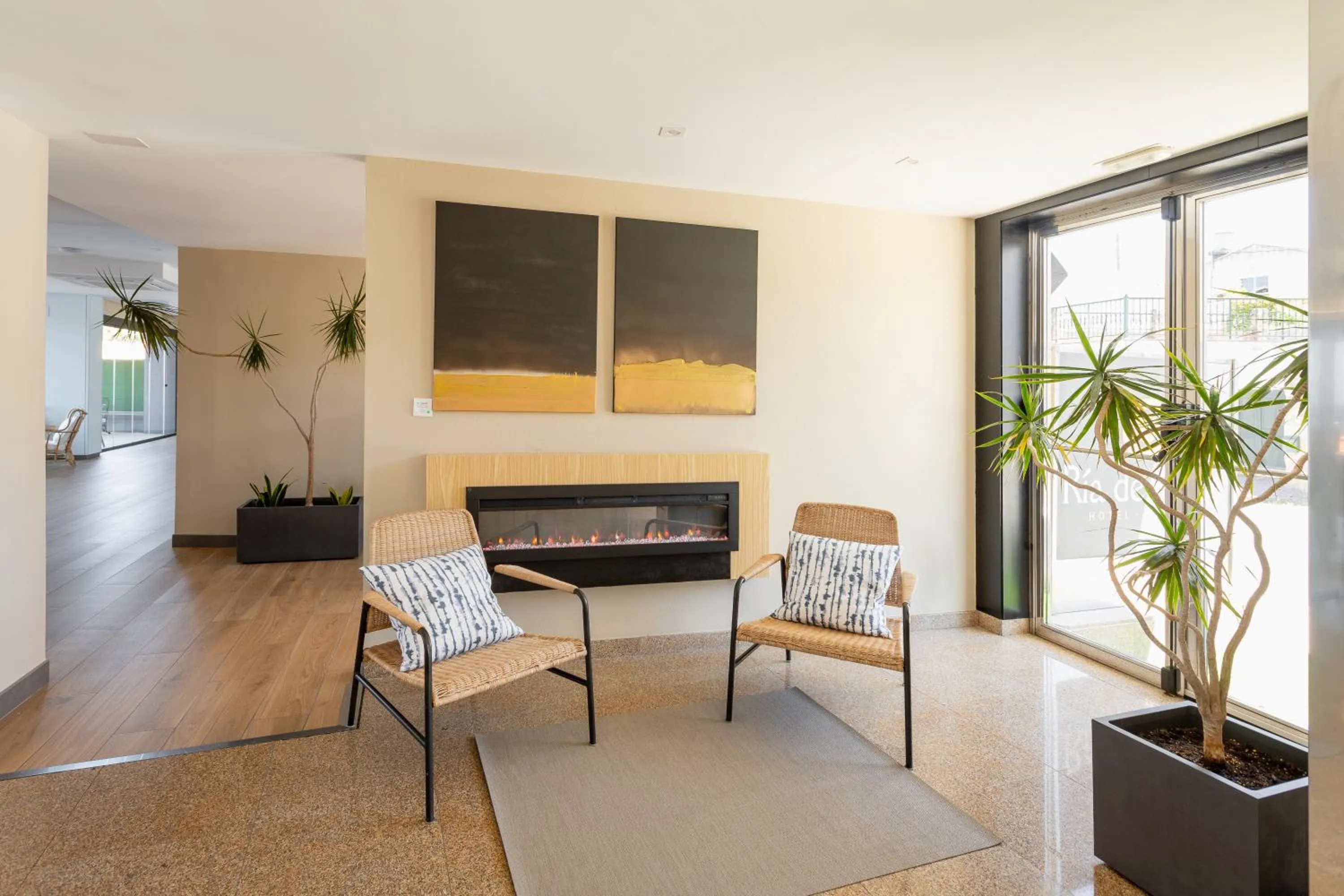 Lobby or reception in Hotel Mirador Ría de Arosa