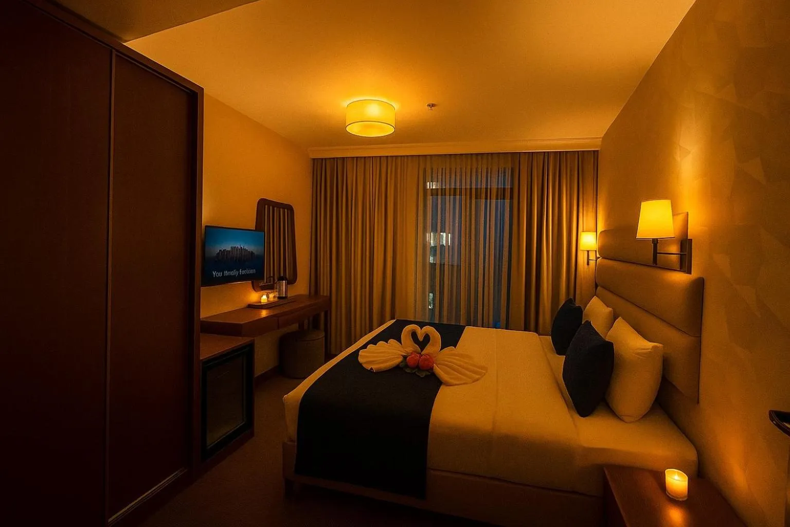 Bedroom, Bed in Istanbul Midpoint Hotel