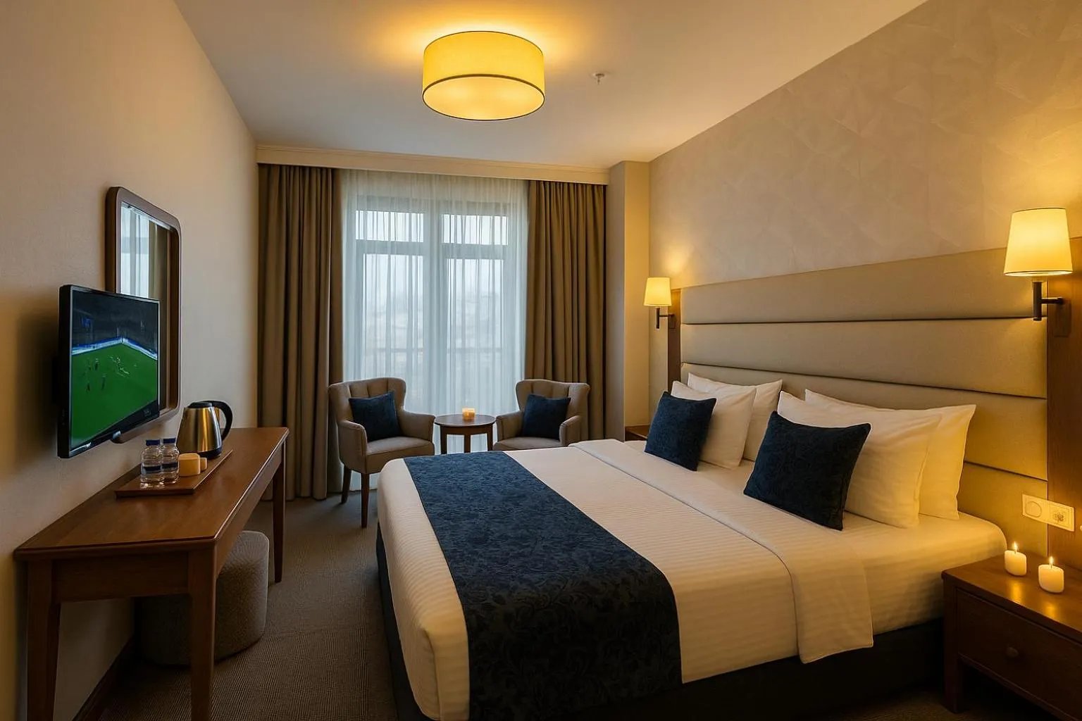 Bedroom, Bed in Istanbul Midpoint Hotel