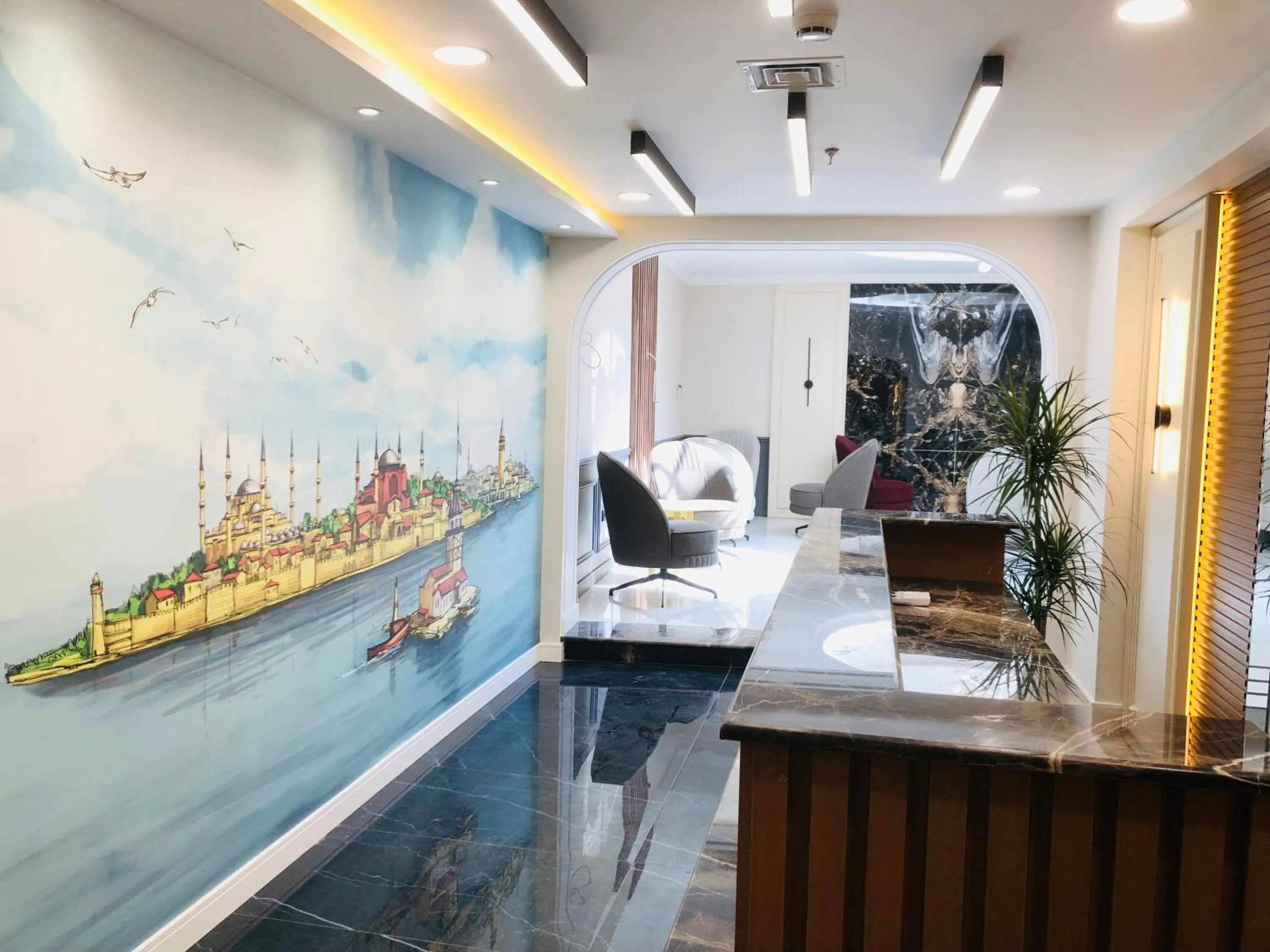 Lobby or reception in Istanbul Midpoint Hotel