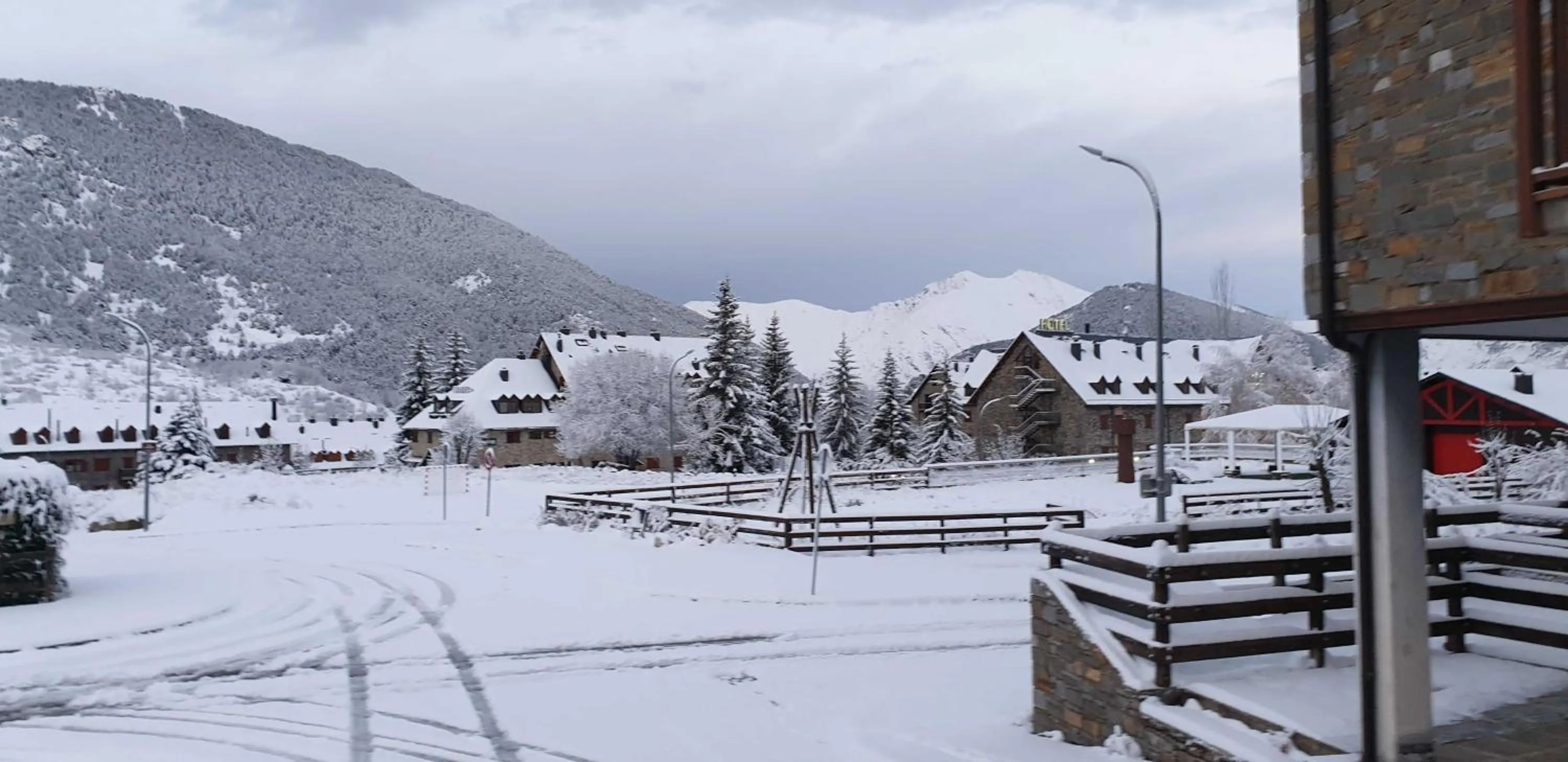 Winter in Hotel Taüll