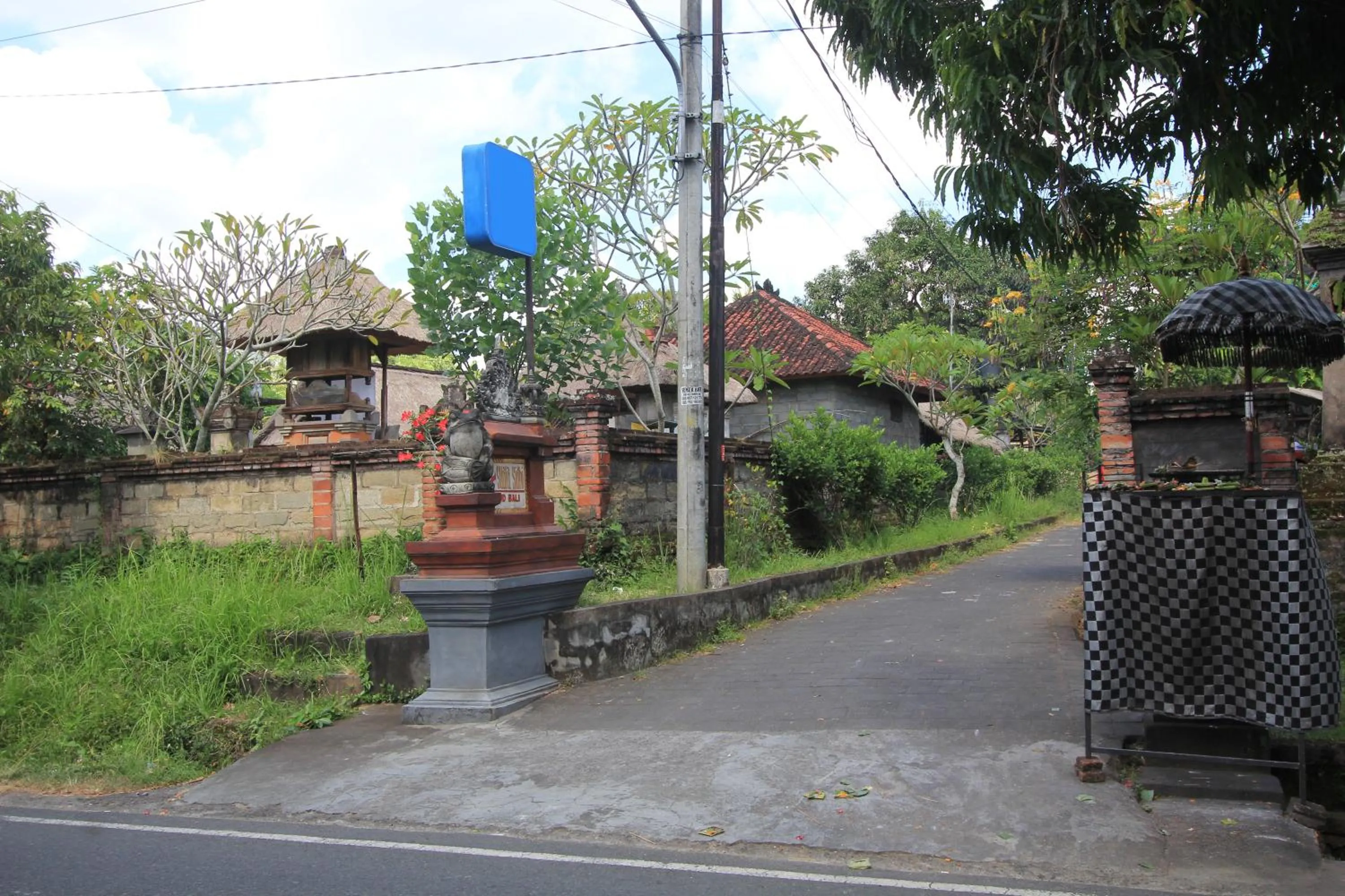 Street view in SUARA SIDHI Villa Ubud Bali